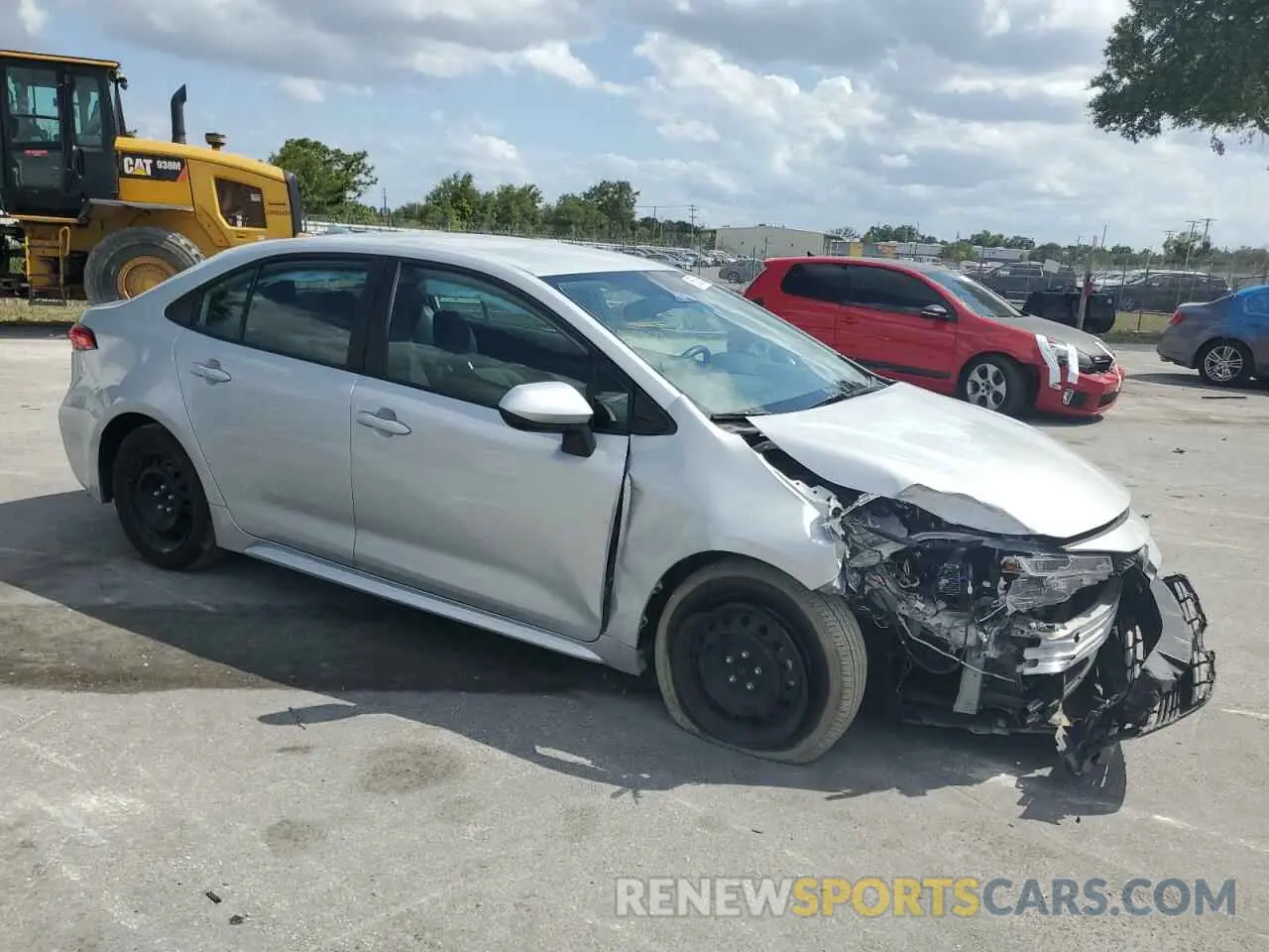 4 fotografías del automóvil dañado 5YFB4MDE5RP137092 TOYOTA COROLLA 2024