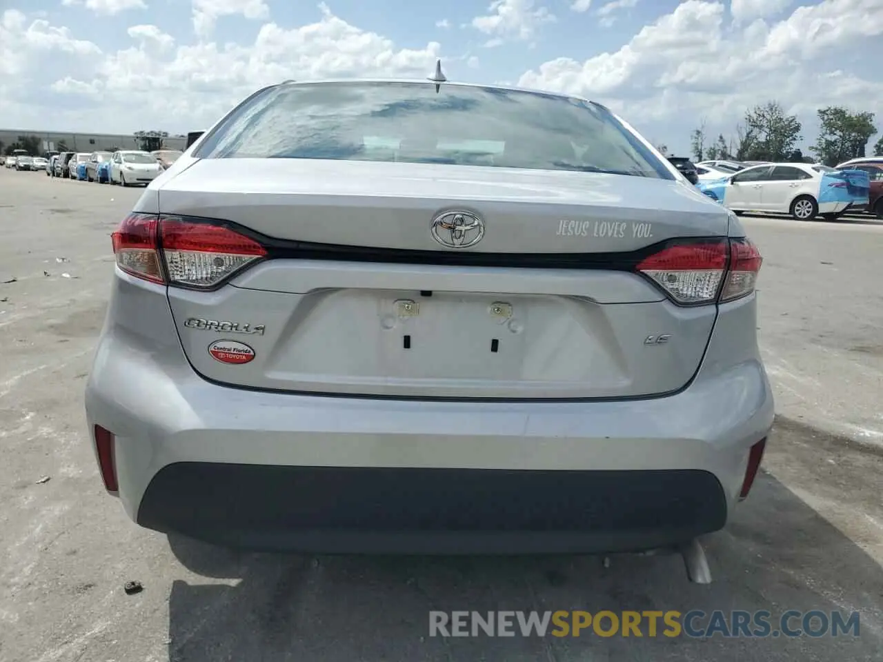 6 fotografías del automóvil dañado 5YFB4MDE5RP137092 TOYOTA COROLLA 2024