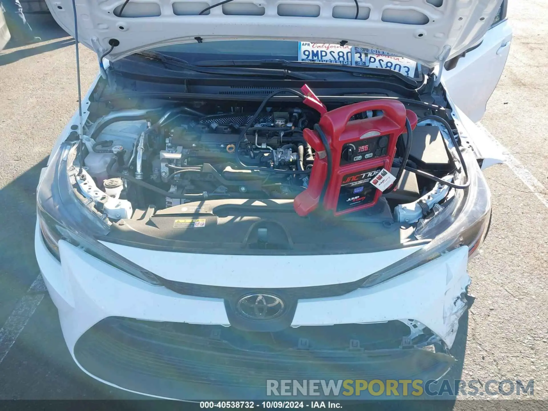 10 fotografías del automóvil dañado 5YFB4MDE5RP144706 TOYOTA COROLLA 2024