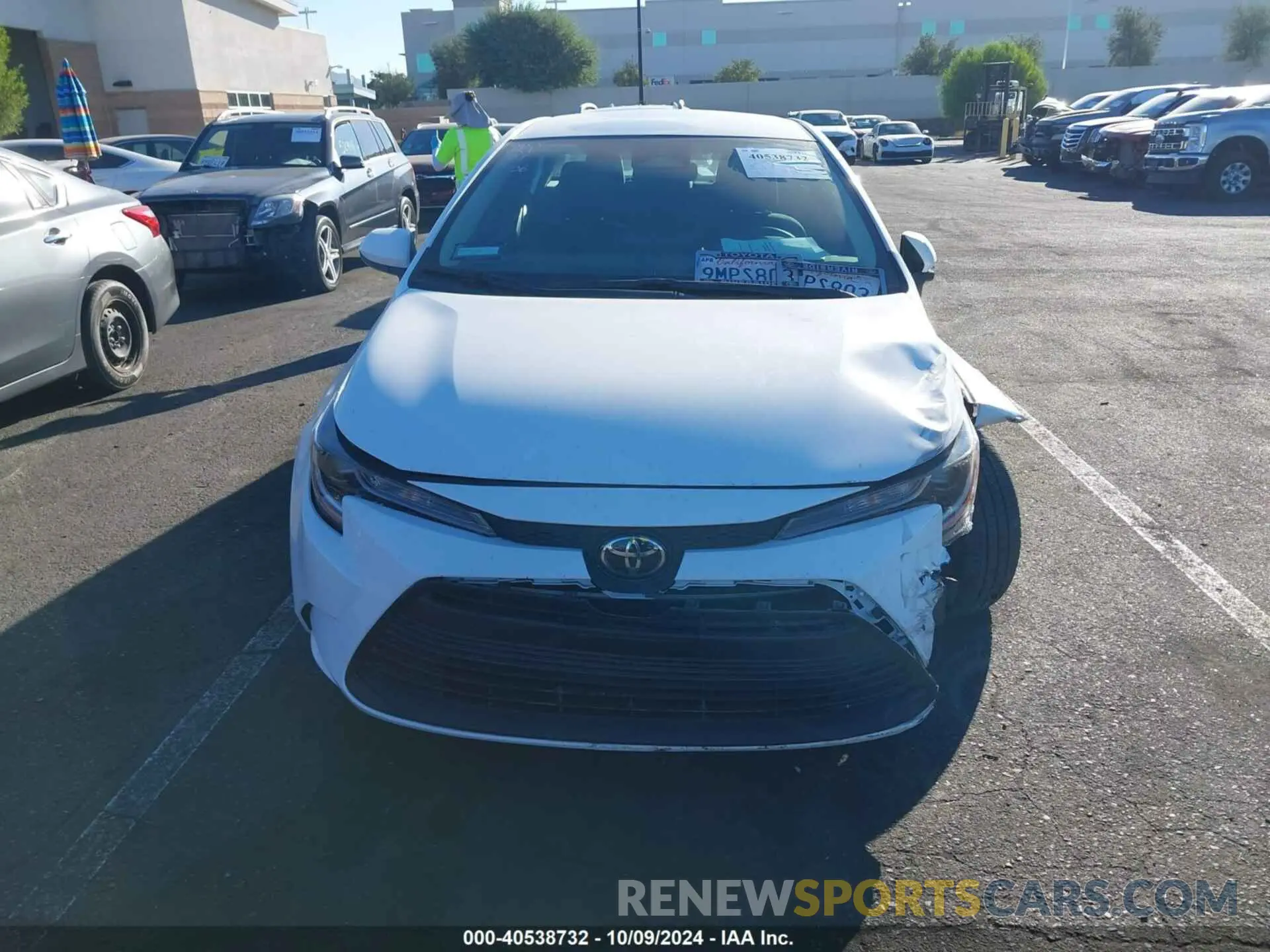 13 fotografías del automóvil dañado 5YFB4MDE5RP144706 TOYOTA COROLLA 2024