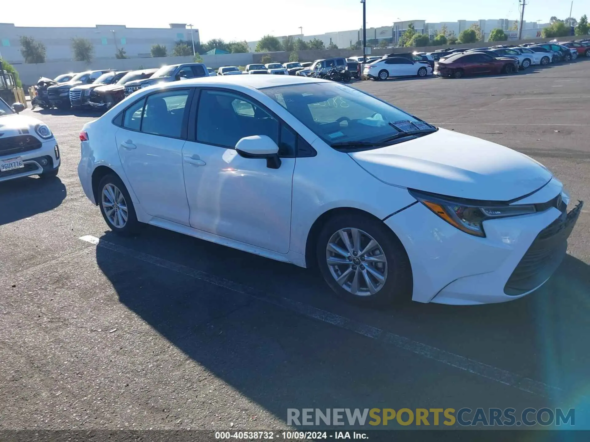 14 fotografías del automóvil dañado 5YFB4MDE5RP144706 TOYOTA COROLLA 2024