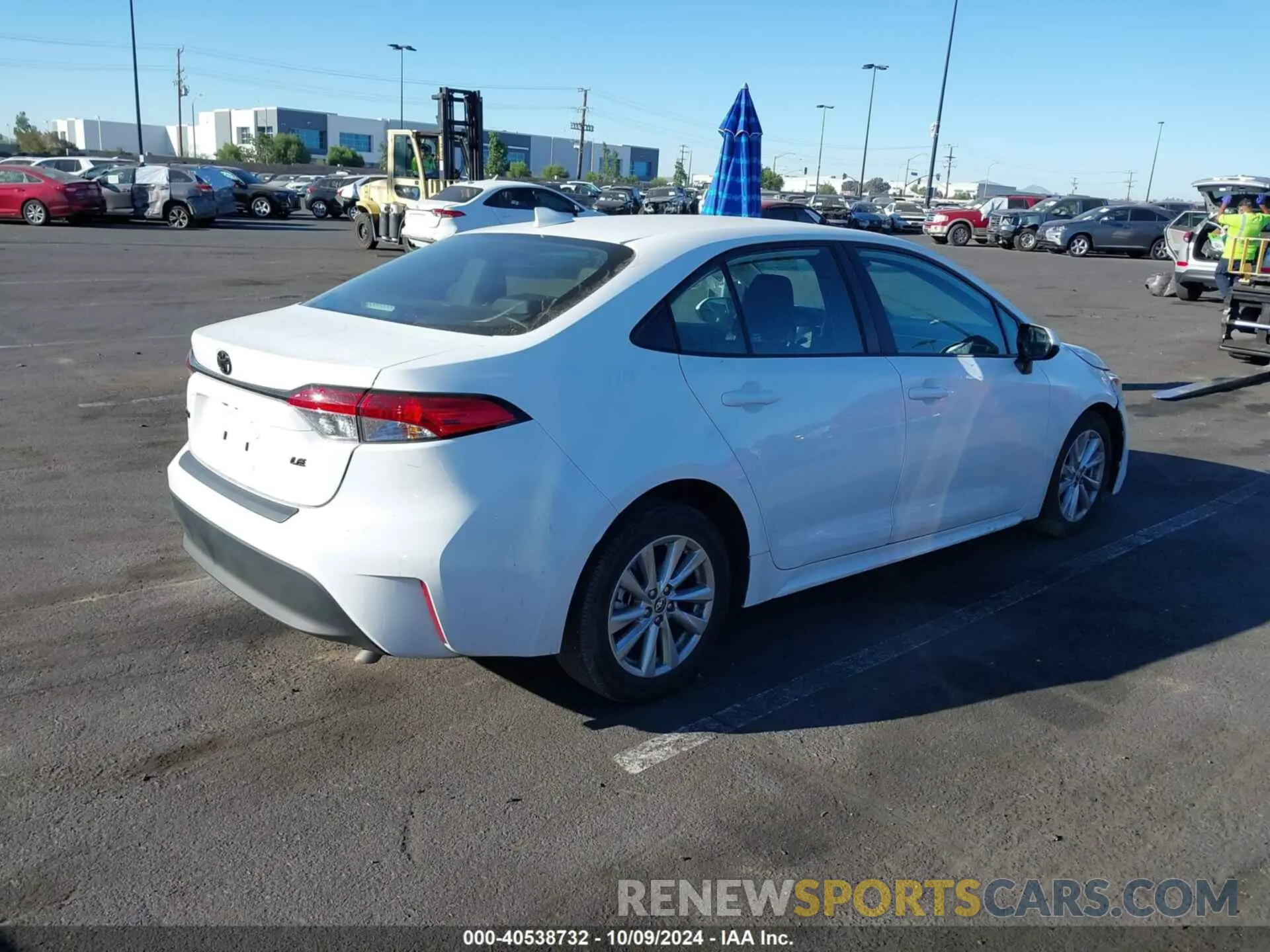 4 fotografías del automóvil dañado 5YFB4MDE5RP144706 TOYOTA COROLLA 2024