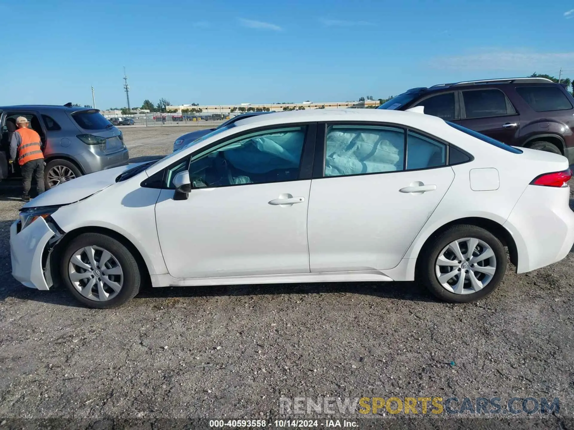 15 fotografías del automóvil dañado 5YFB4MDE5RP145919 TOYOTA COROLLA 2024