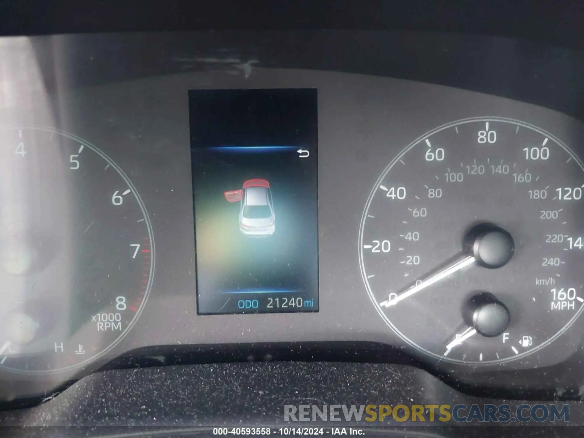 7 fotografías del automóvil dañado 5YFB4MDE5RP145919 TOYOTA COROLLA 2024