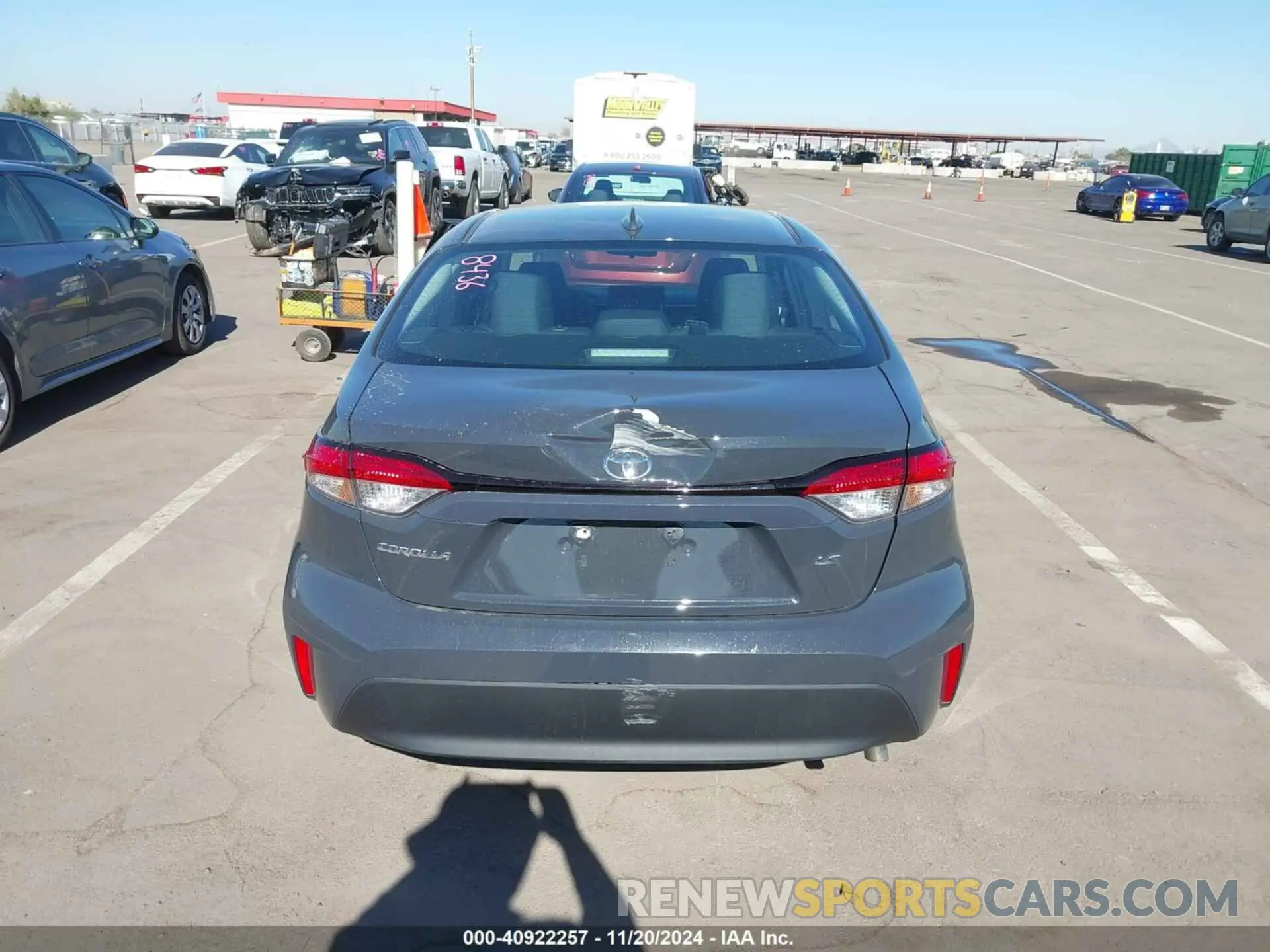 16 fotografías del automóvil dañado 5YFB4MDE5RP166446 TOYOTA COROLLA 2024