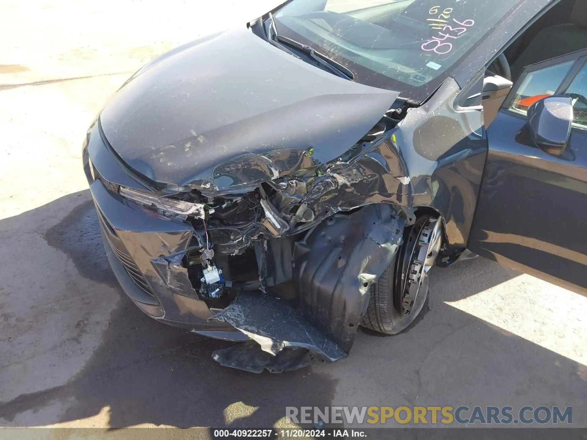 6 fotografías del automóvil dañado 5YFB4MDE5RP166446 TOYOTA COROLLA 2024