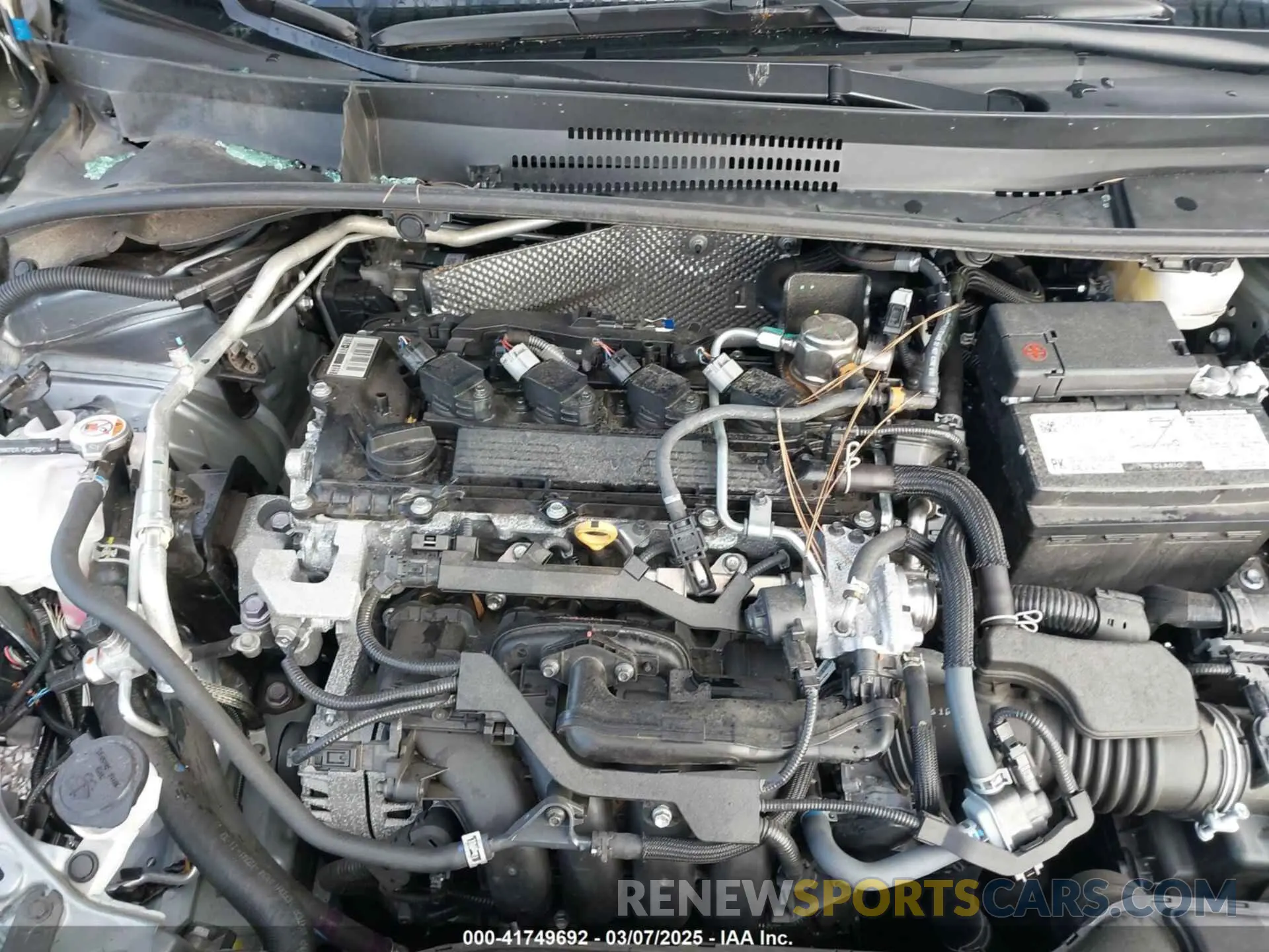 10 fotografías del automóvil dañado 5YFB4MDE5RP168441 TOYOTA COROLLA 2024