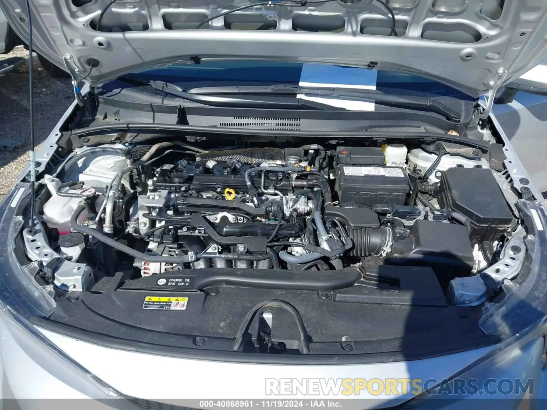 10 fotografías del automóvil dañado 5YFB4MDE5RP191654 TOYOTA COROLLA 2024