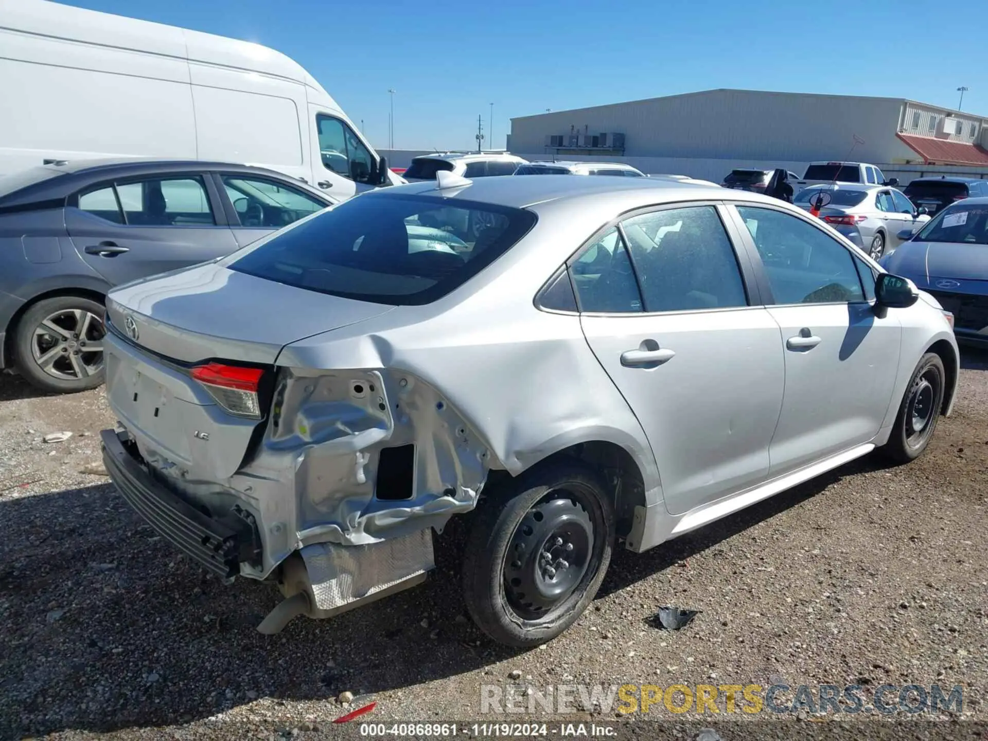 4 fotografías del automóvil dañado 5YFB4MDE5RP191654 TOYOTA COROLLA 2024