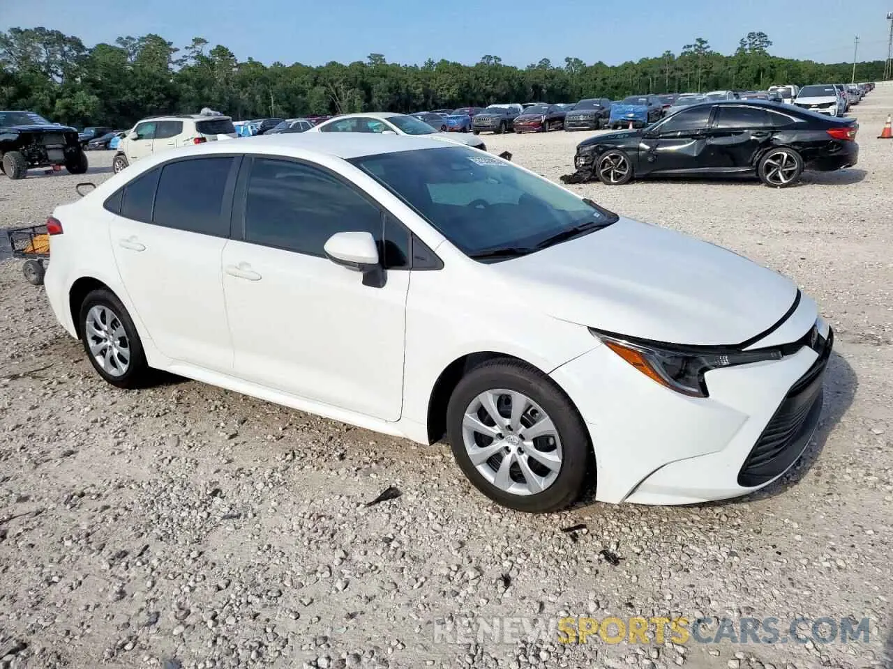 4 fotografías del automóvil dañado 5YFB4MDE5RP213412 TOYOTA COROLLA 2024
