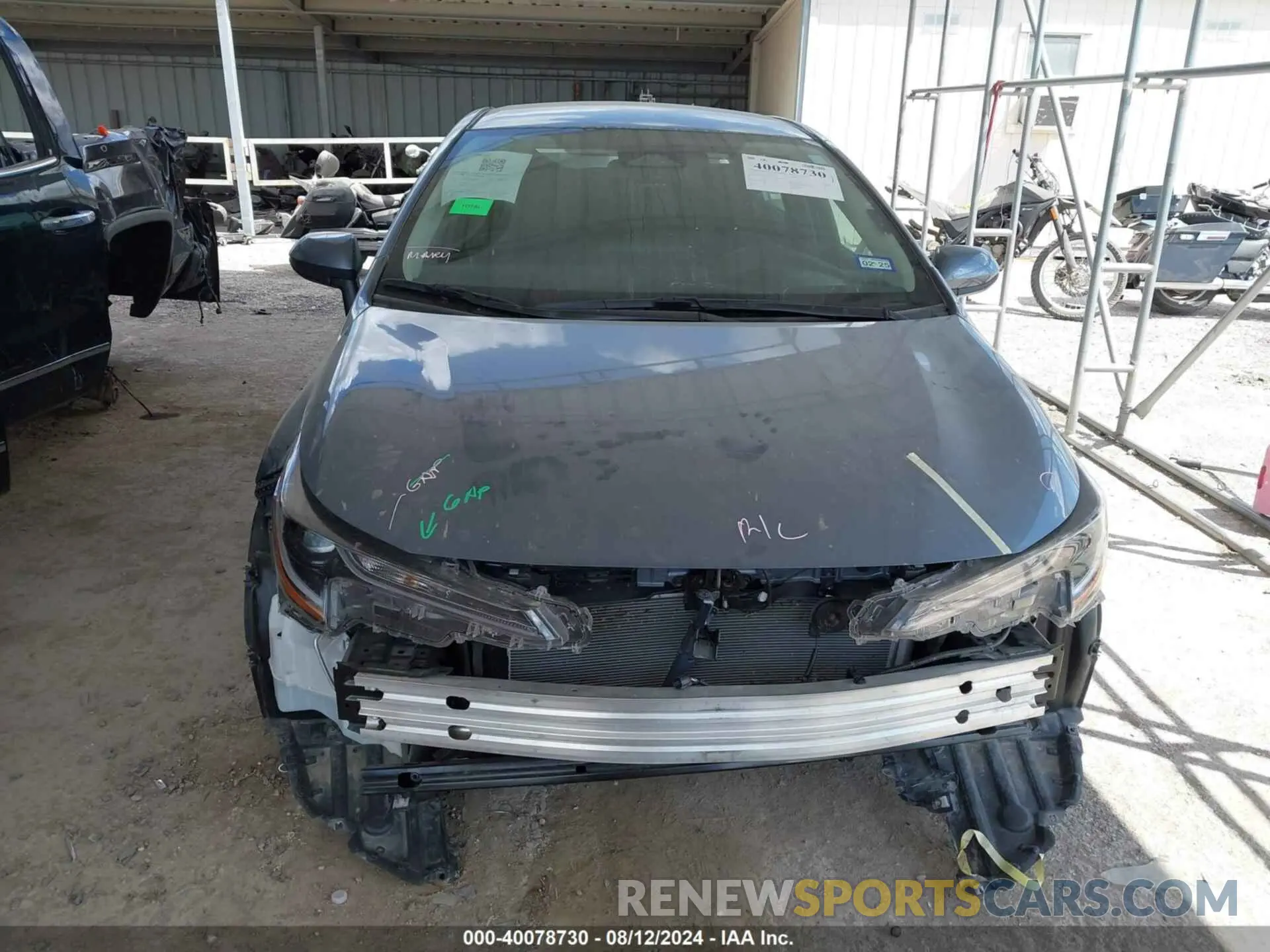 11 fotografías del automóvil dañado 5YFB4MDE6RP097167 TOYOTA COROLLA 2024