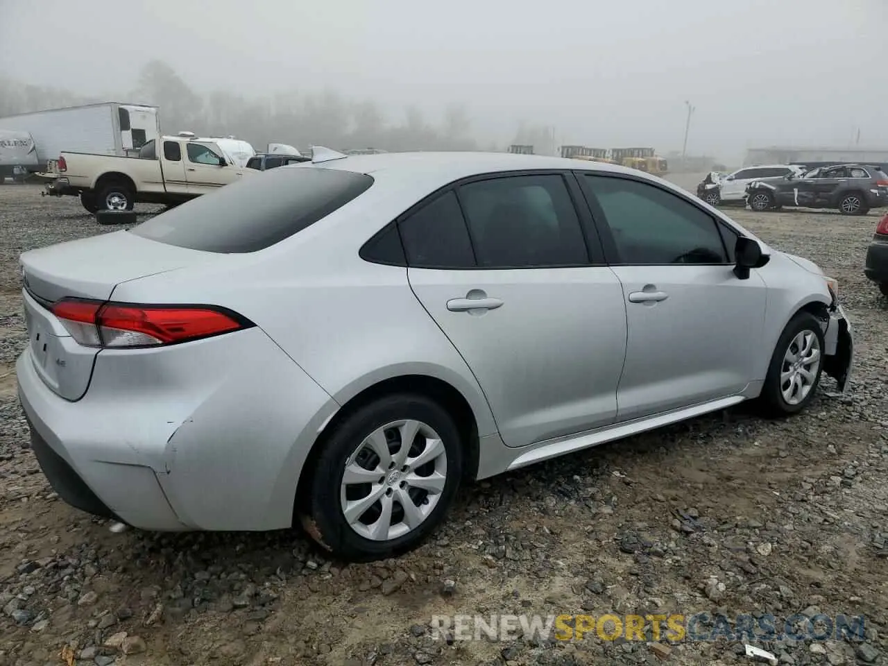 3 fotografías del automóvil dañado 5YFB4MDE6RP101752 TOYOTA COROLLA 2024