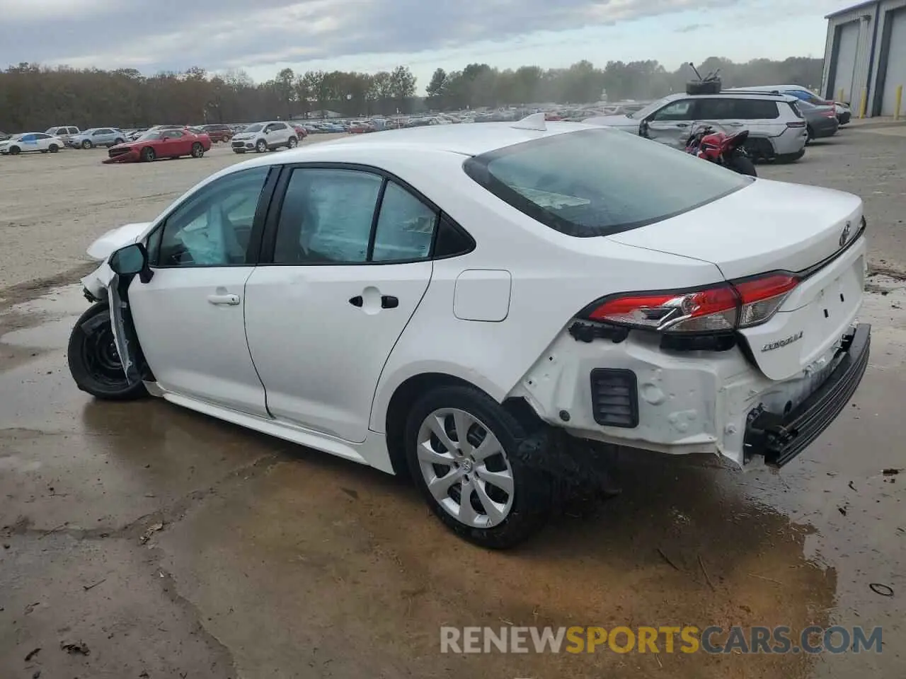 2 fotografías del automóvil dañado 5YFB4MDE6RP108099 TOYOTA COROLLA 2024