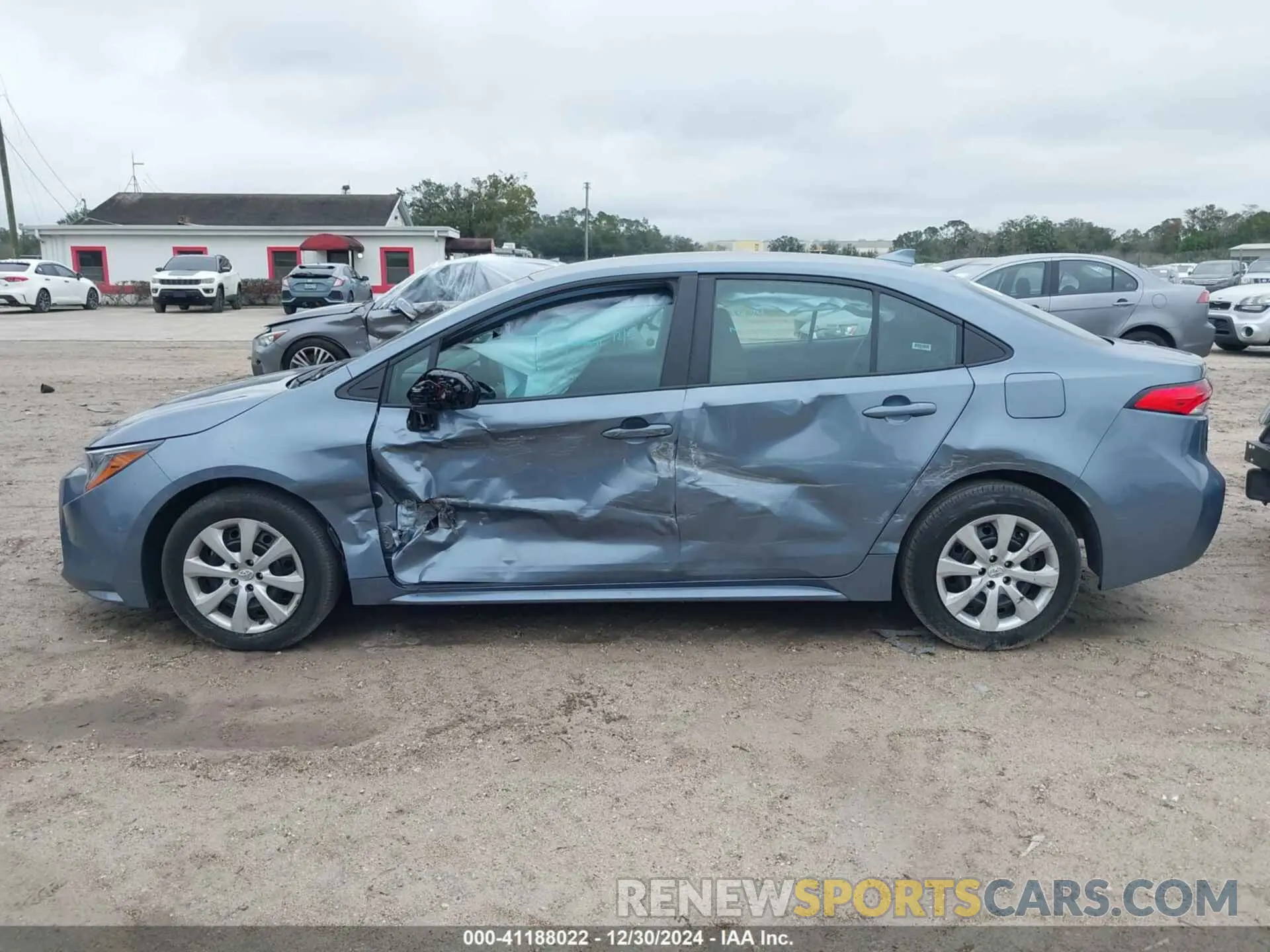 14 fotografías del automóvil dañado 5YFB4MDE6RP117000 TOYOTA COROLLA 2024