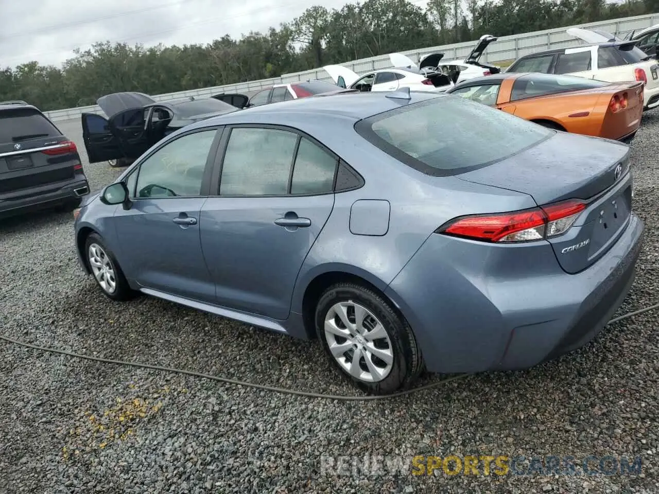 2 fotografías del automóvil dañado 5YFB4MDE6RP126439 TOYOTA COROLLA 2024