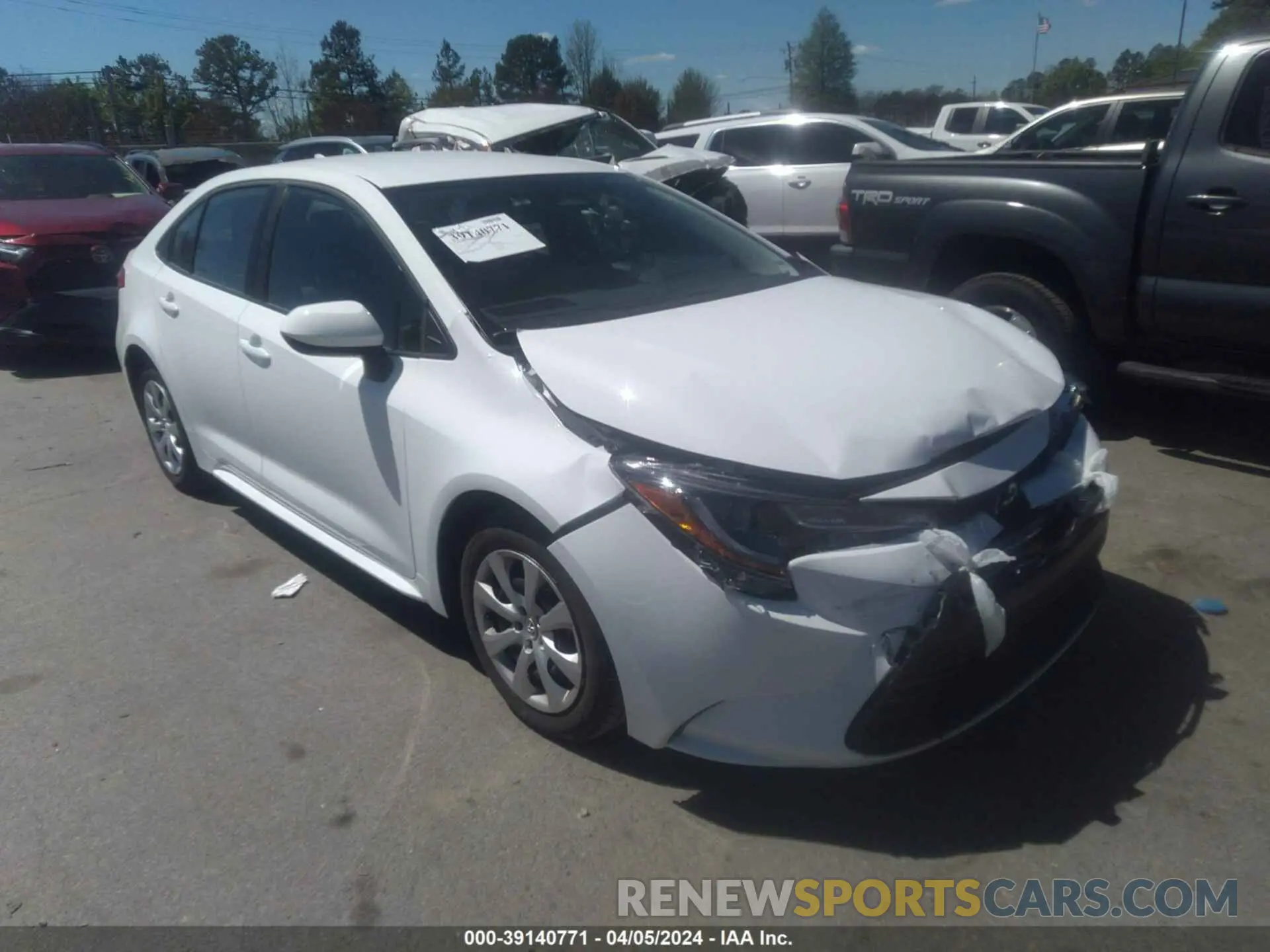 1 fotografías del automóvil dañado 5YFB4MDE6RP128501 TOYOTA COROLLA 2024