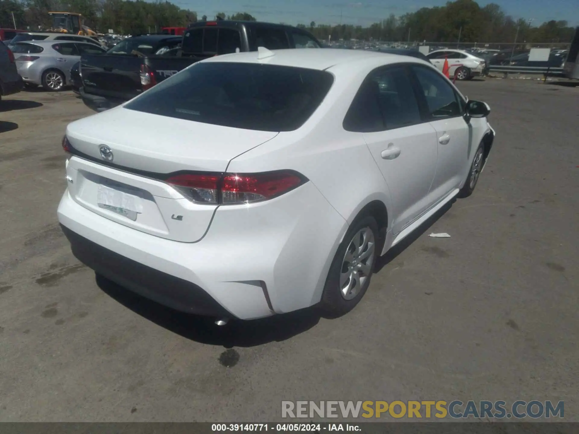 4 fotografías del automóvil dañado 5YFB4MDE6RP128501 TOYOTA COROLLA 2024