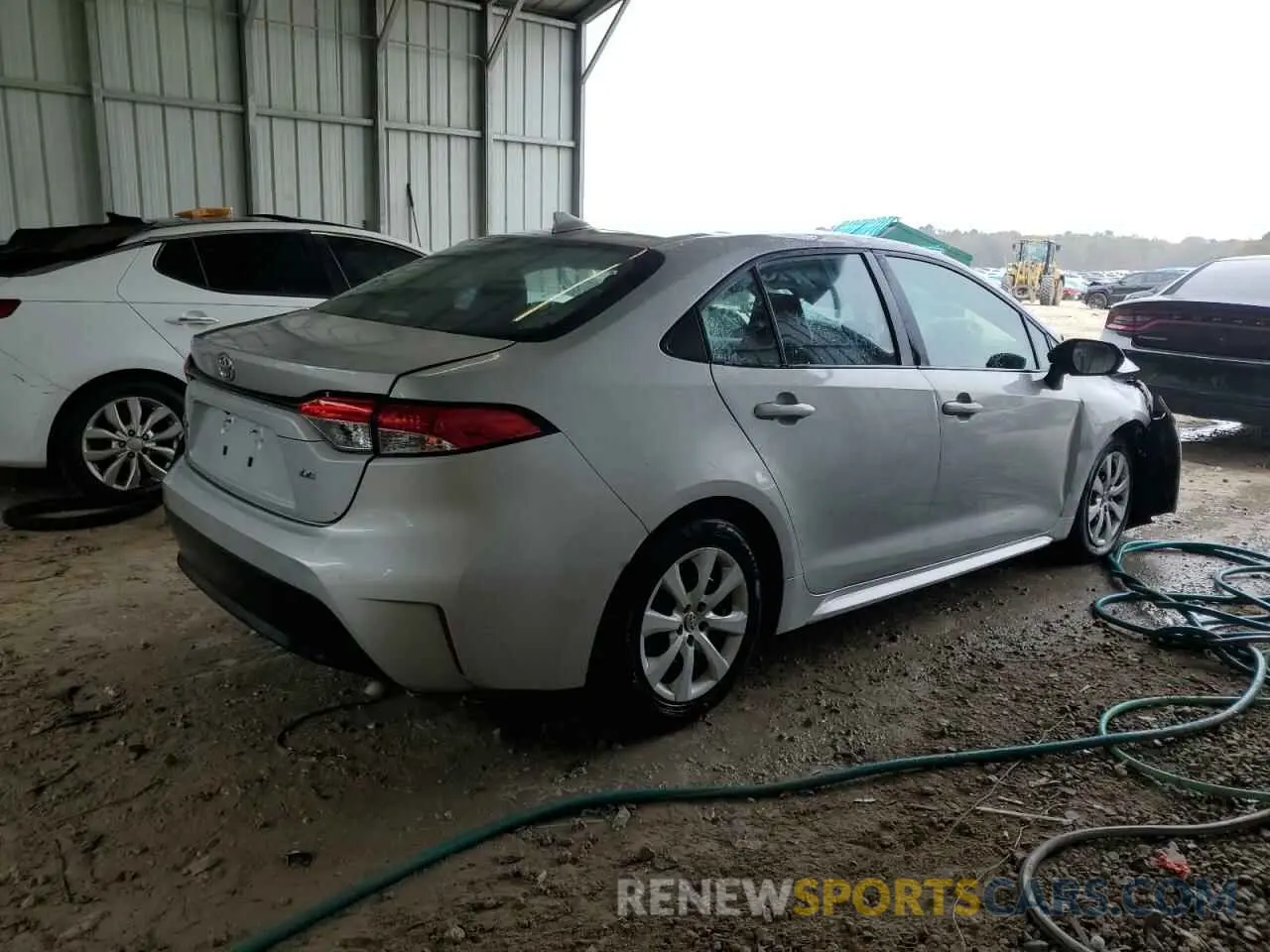 3 fotografías del automóvil dañado 5YFB4MDE6RP134069 TOYOTA COROLLA 2024