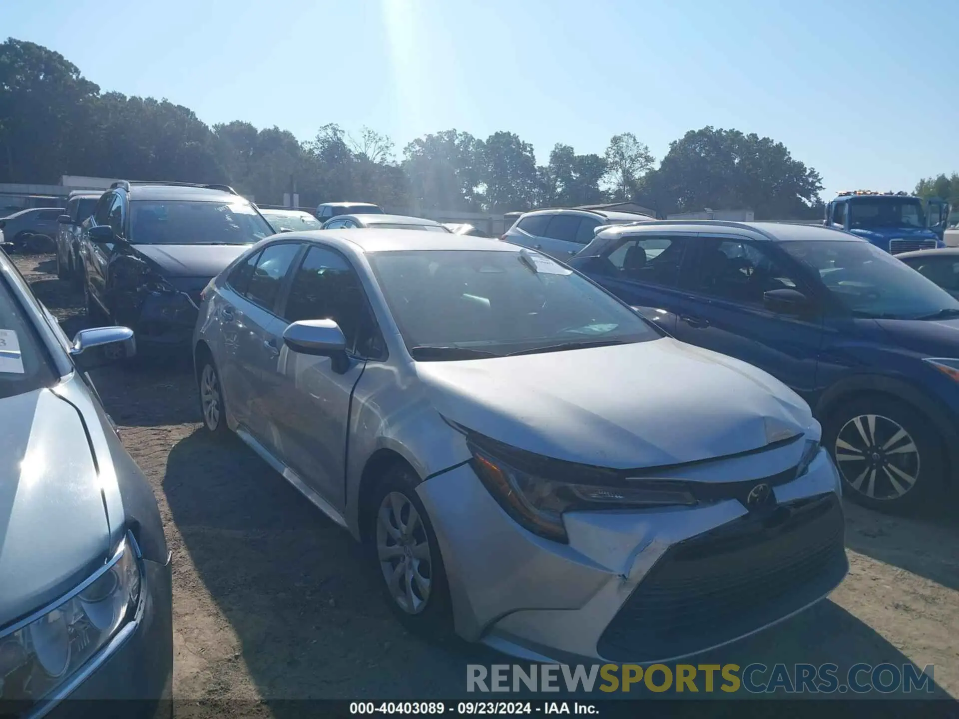 1 fotografías del automóvil dañado 5YFB4MDE6RP149641 TOYOTA COROLLA 2024