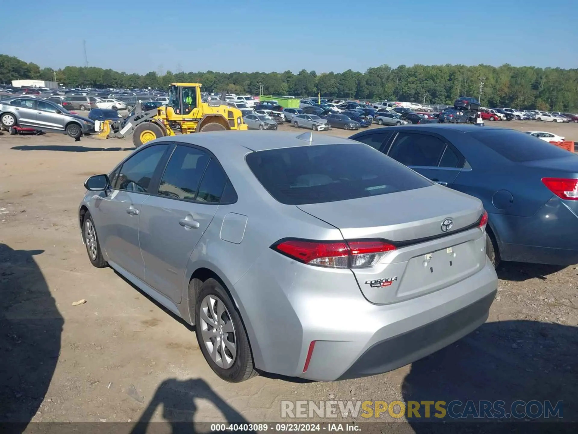 3 fotografías del automóvil dañado 5YFB4MDE6RP149641 TOYOTA COROLLA 2024