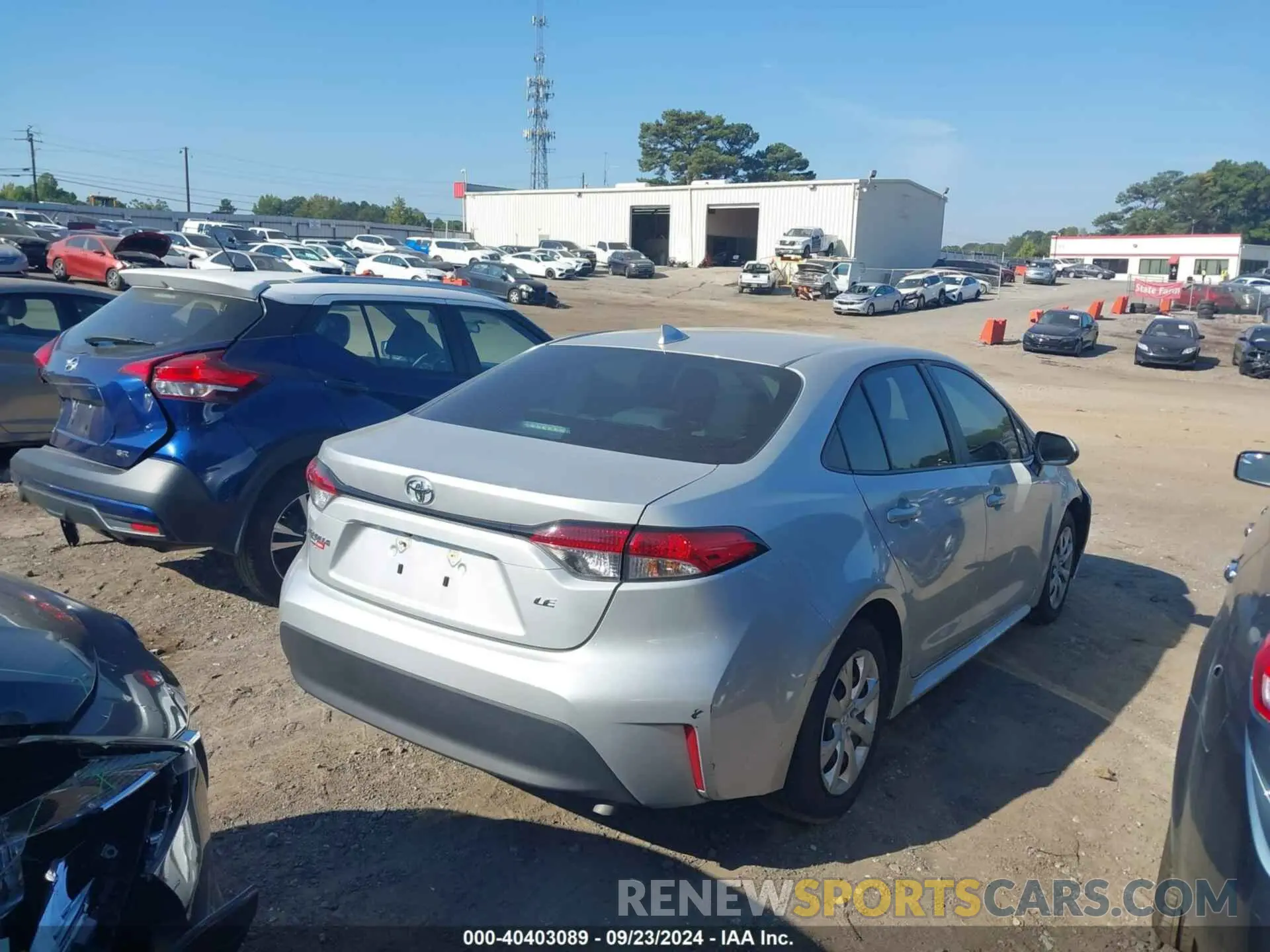 4 fotografías del automóvil dañado 5YFB4MDE6RP149641 TOYOTA COROLLA 2024