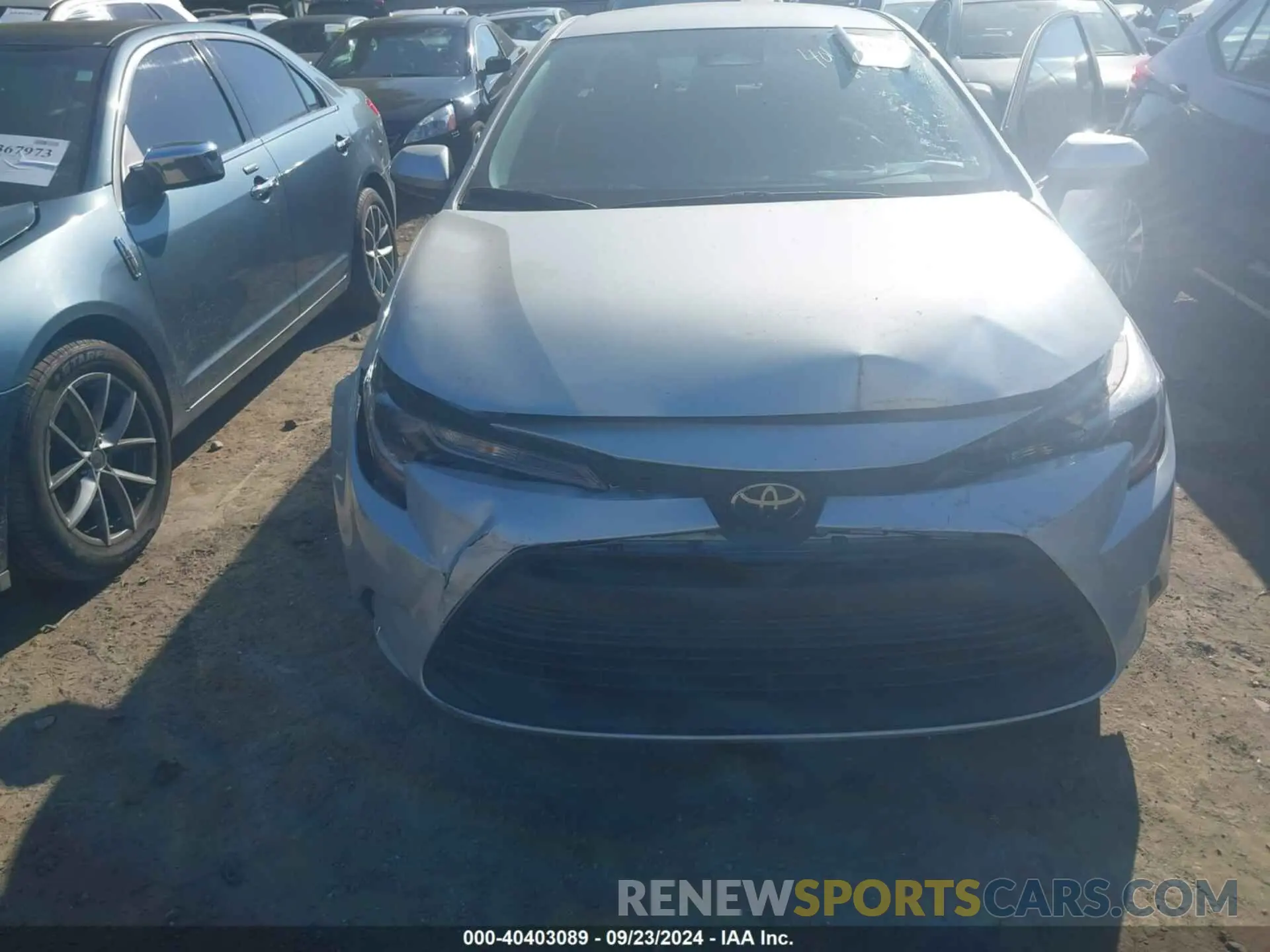6 fotografías del automóvil dañado 5YFB4MDE6RP149641 TOYOTA COROLLA 2024