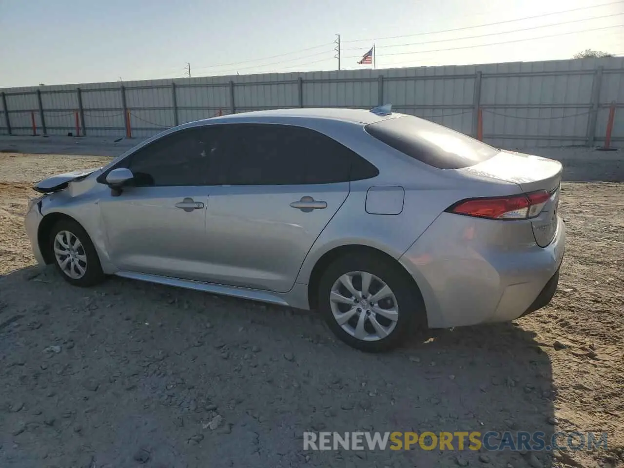 2 fotografías del automóvil dañado 5YFB4MDE6RP154631 TOYOTA COROLLA 2024