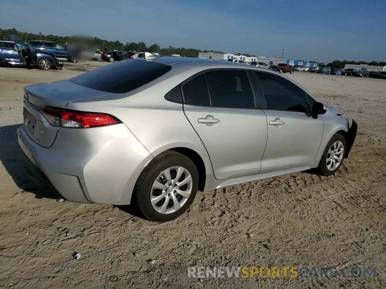 3 fotografías del automóvil dañado 5YFB4MDE6RP154631 TOYOTA COROLLA 2024
