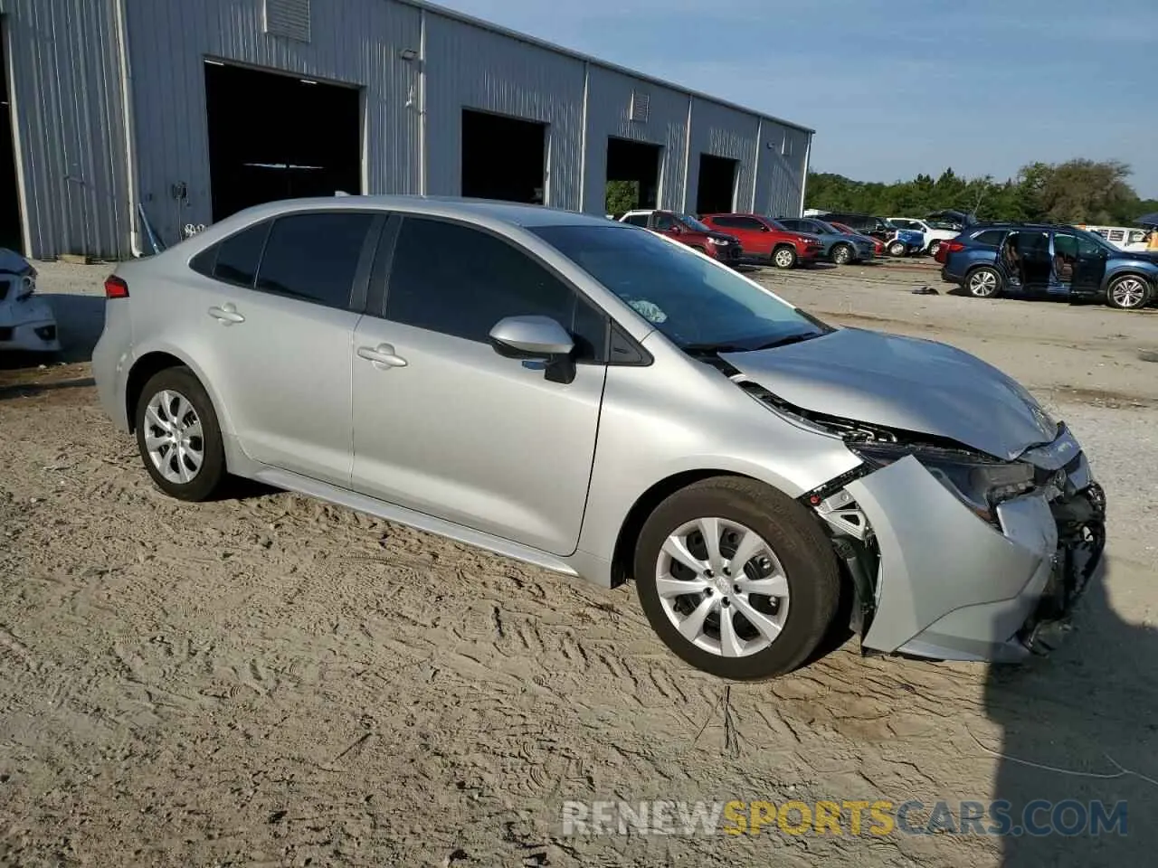 4 fotografías del automóvil dañado 5YFB4MDE6RP154631 TOYOTA COROLLA 2024