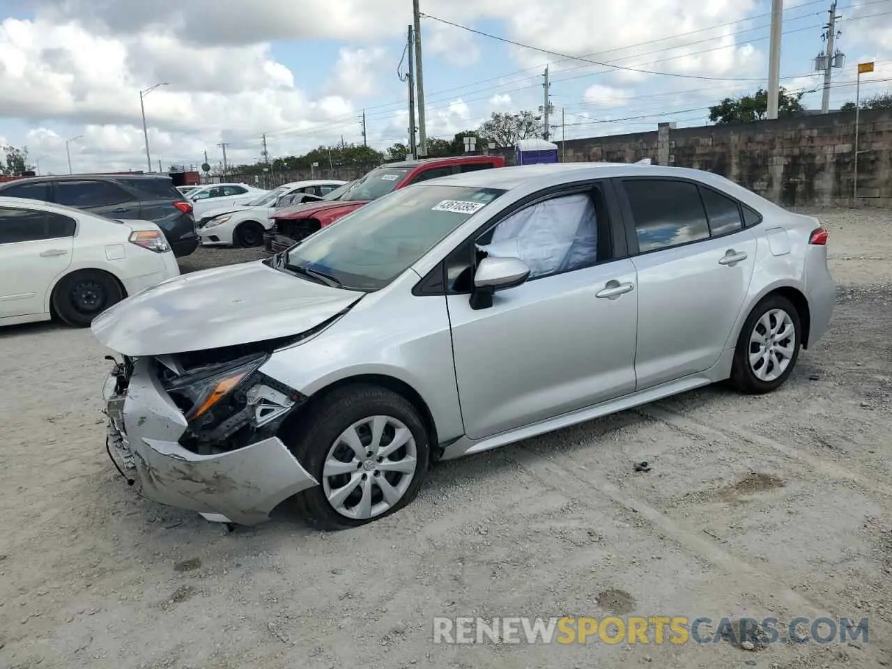 1 fotografías del automóvil dañado 5YFB4MDE6RP157965 TOYOTA COROLLA 2024