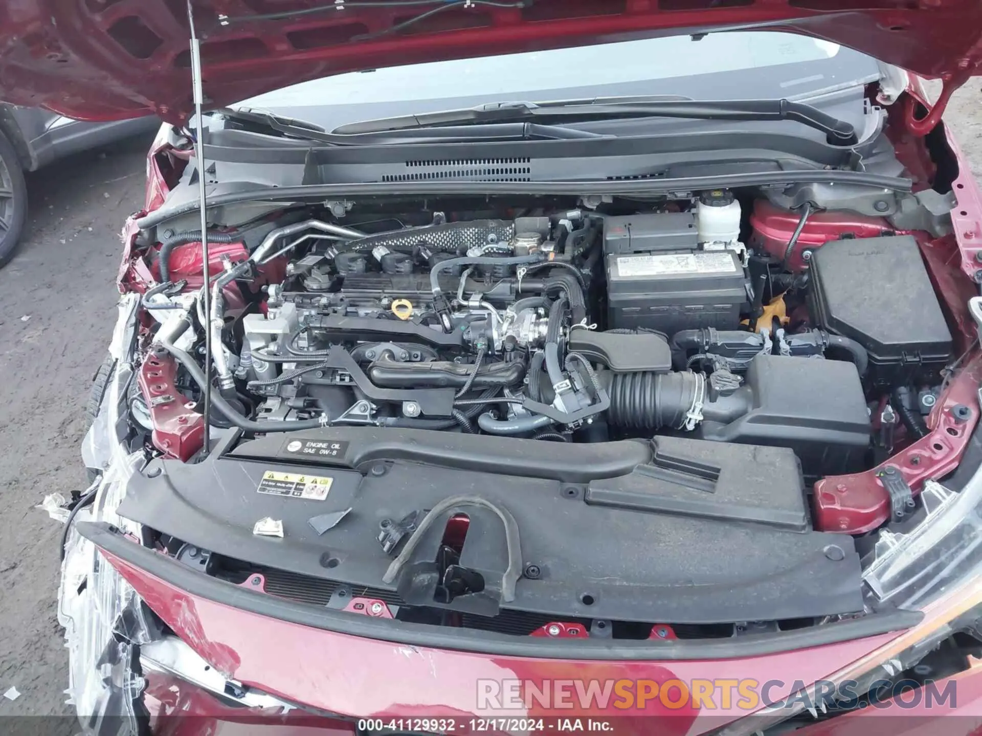 10 fotografías del automóvil dañado 5YFB4MDE6RP158629 TOYOTA COROLLA 2024