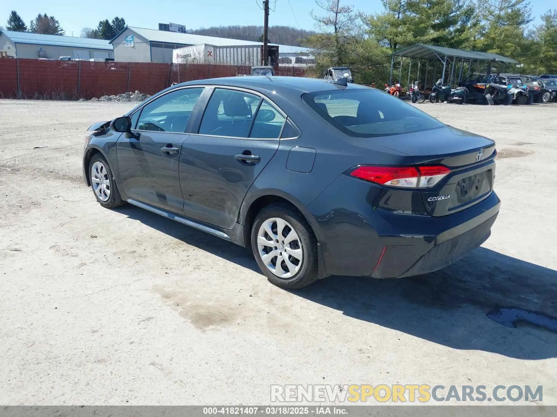 3 fotografías del automóvil dañado 5YFB4MDE6RP167749 TOYOTA COROLLA 2024