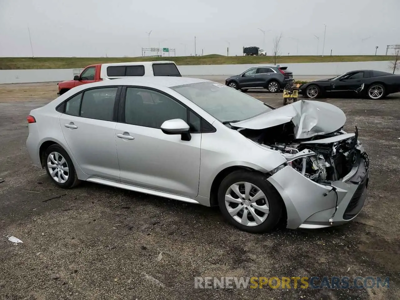 4 fotografías del automóvil dañado 5YFB4MDE6RP174250 TOYOTA COROLLA 2024