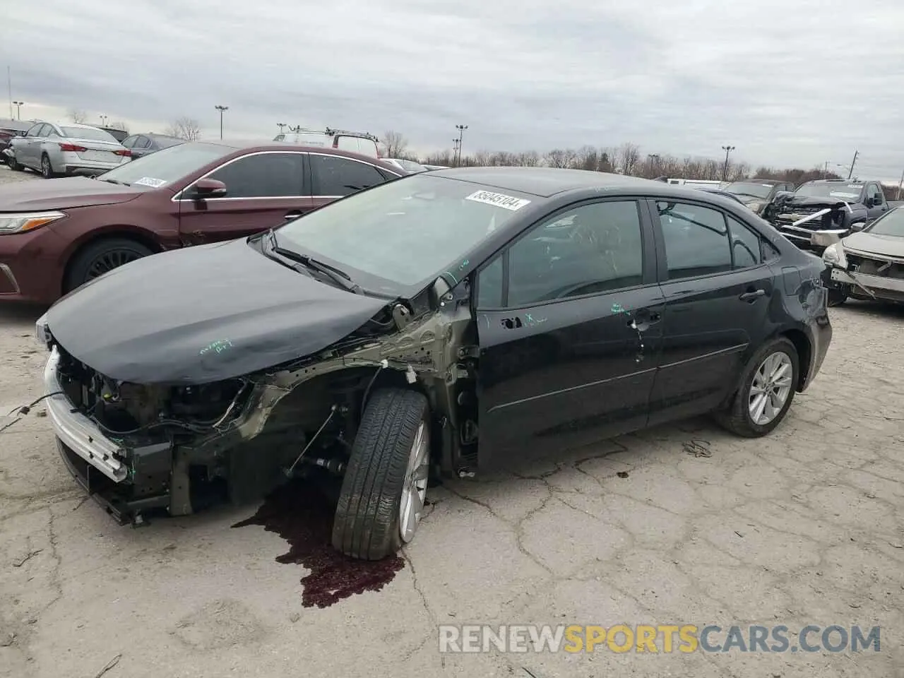 1 fotografías del automóvil dañado 5YFB4MDE6RP185183 TOYOTA COROLLA 2024