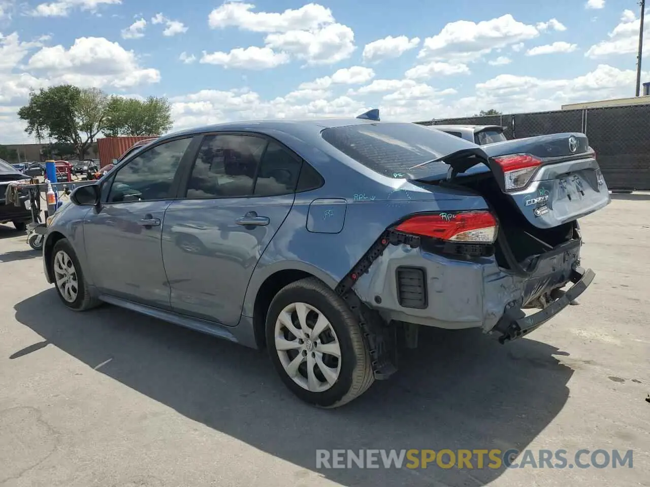 2 fotografías del automóvil dañado 5YFB4MDE6RP192893 TOYOTA COROLLA 2024
