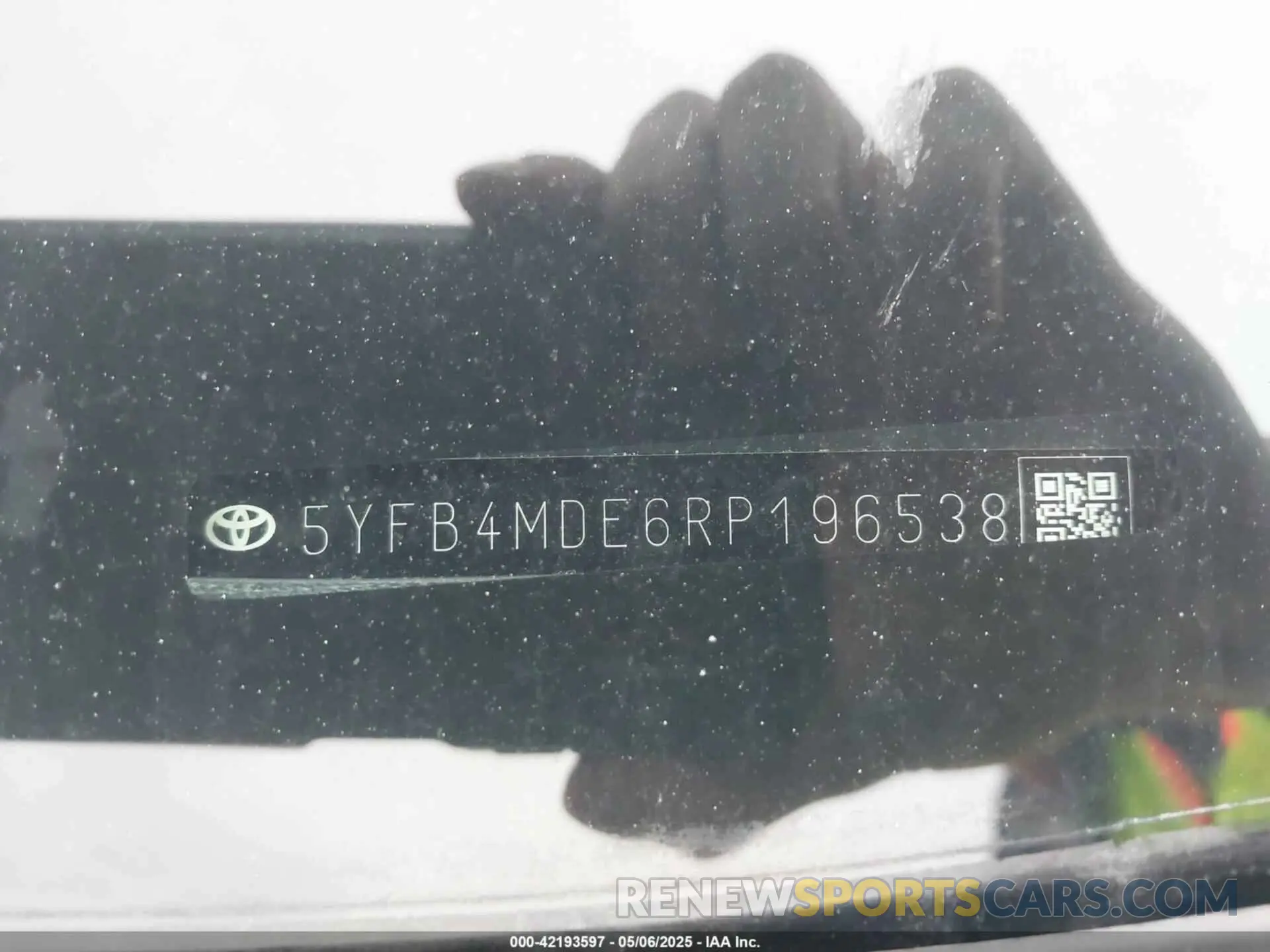 9 fotografías del automóvil dañado 5YFB4MDE6RP196538 TOYOTA COROLLA 2024