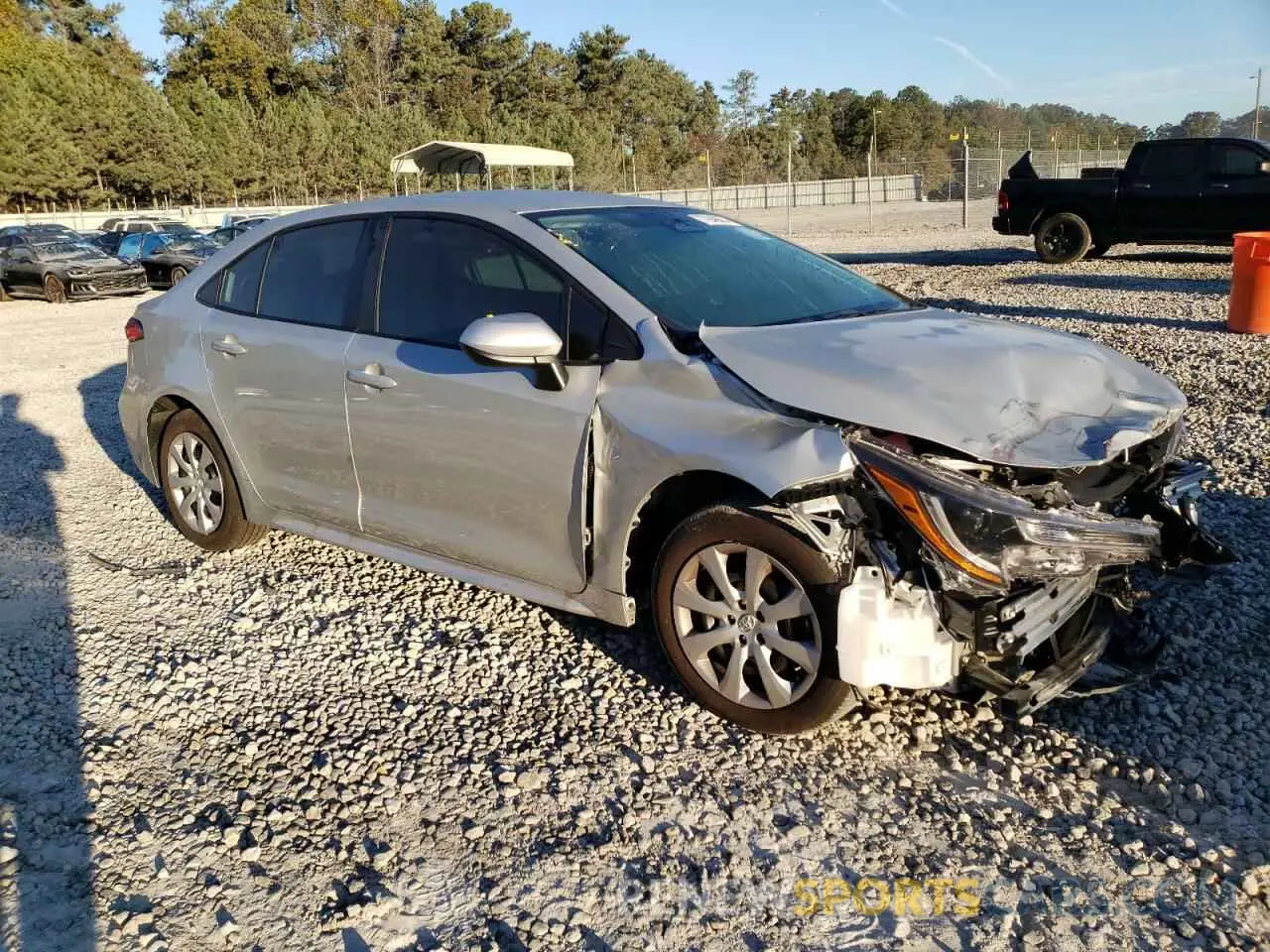 4 fotografías del automóvil dañado 5YFB4MDE6RP202872 TOYOTA COROLLA 2024
