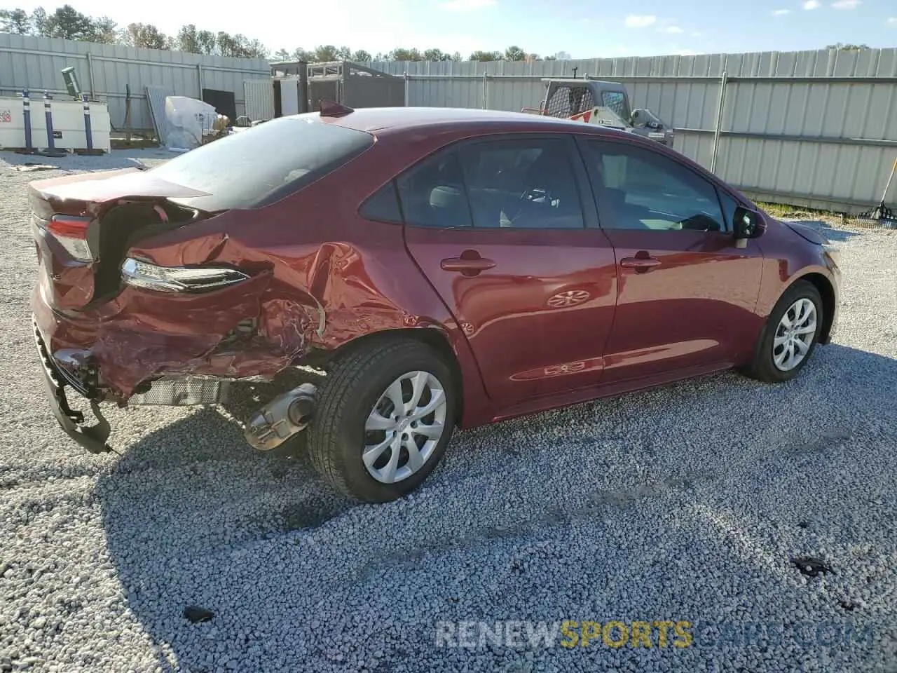 3 fotografías del automóvil dañado 5YFB4MDE6RP207358 TOYOTA COROLLA 2024