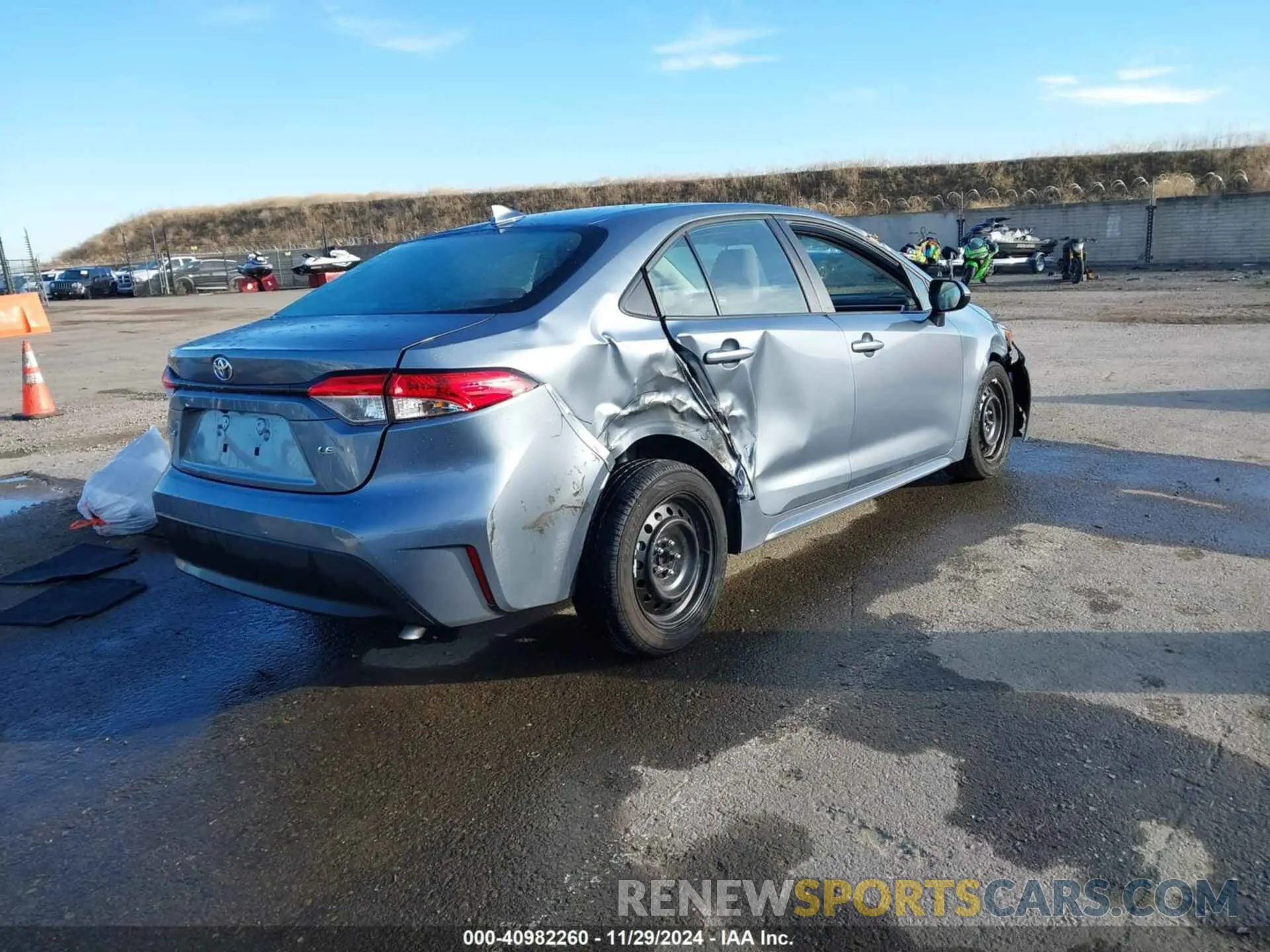 4 fotografías del automóvil dañado 5YFB4MDE6RP209790 TOYOTA COROLLA 2024