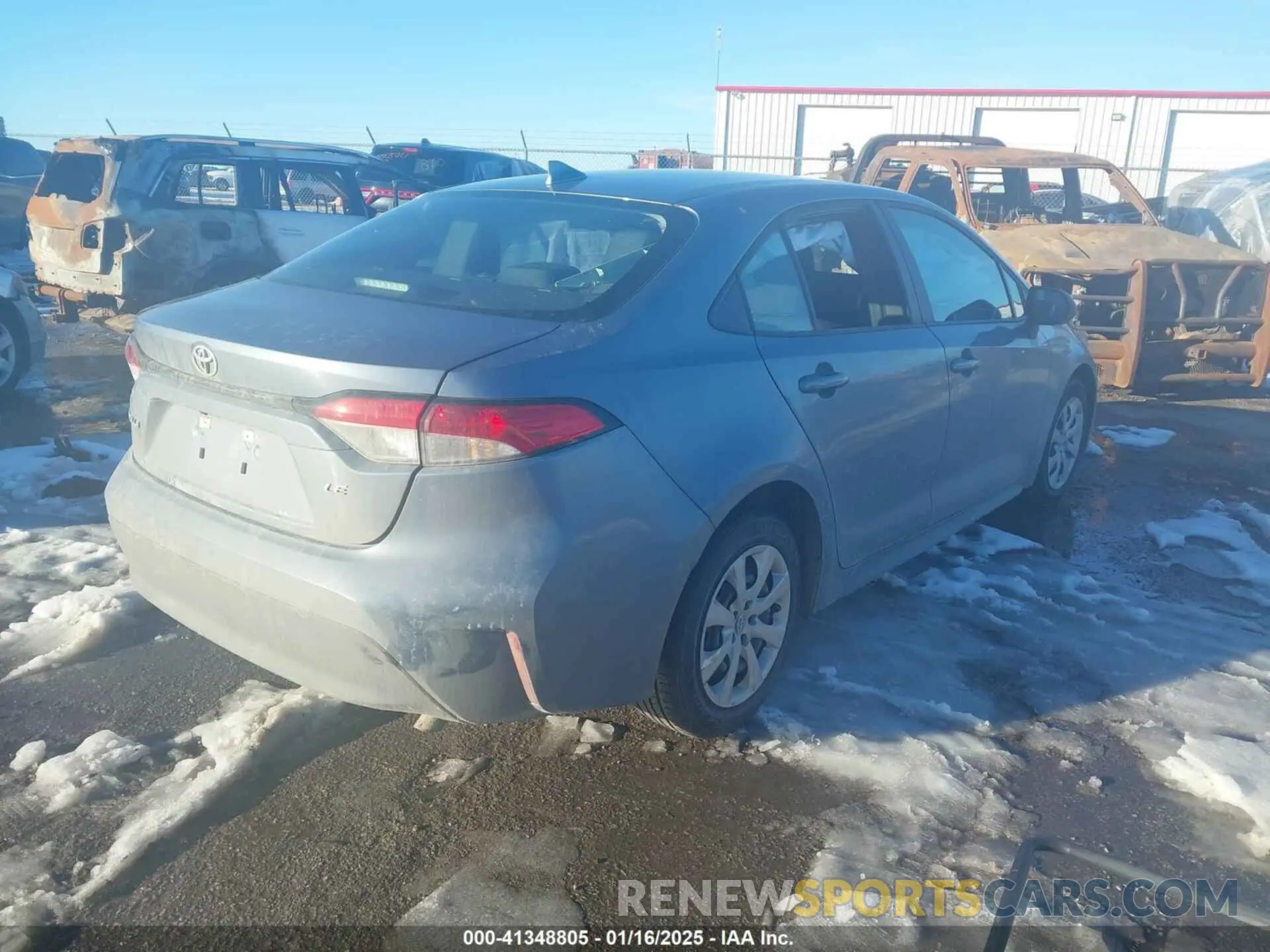 4 fotografías del automóvil dañado 5YFB4MDE7RP081897 TOYOTA COROLLA 2024