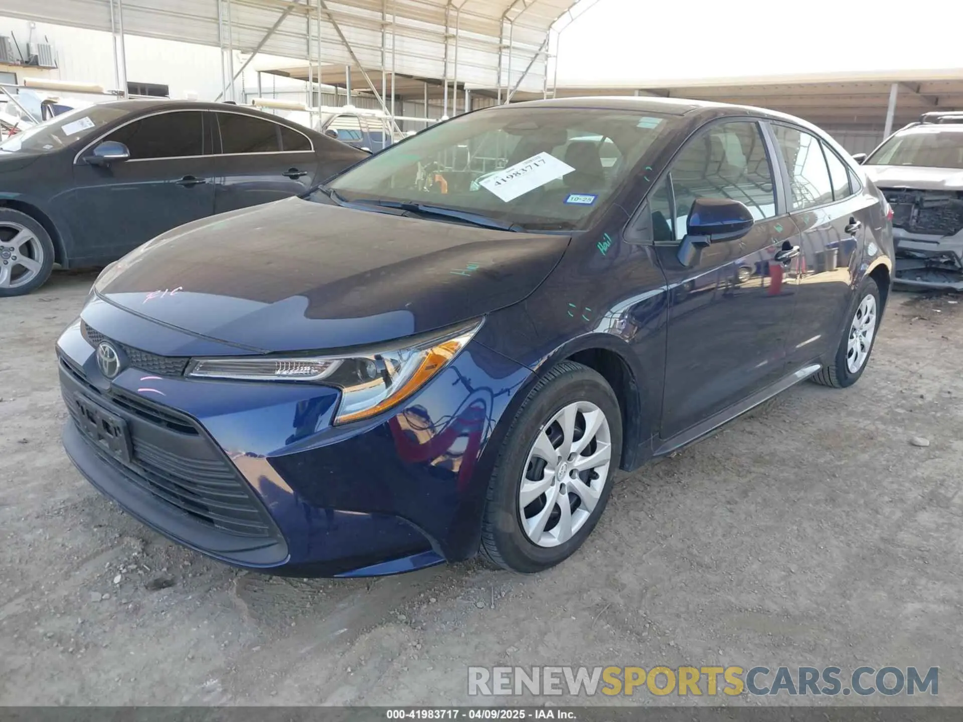 2 fotografías del automóvil dañado 5YFB4MDE7RP103574 TOYOTA COROLLA 2024