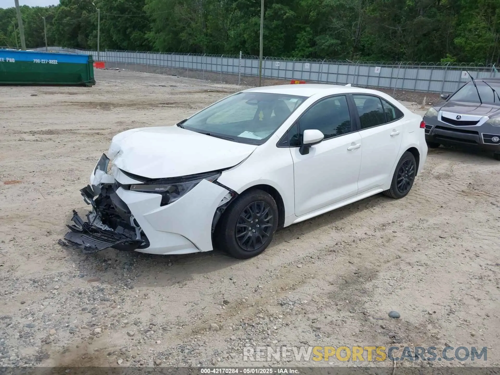 2 fotografías del automóvil dañado 5YFB4MDE7RP112808 TOYOTA COROLLA 2024