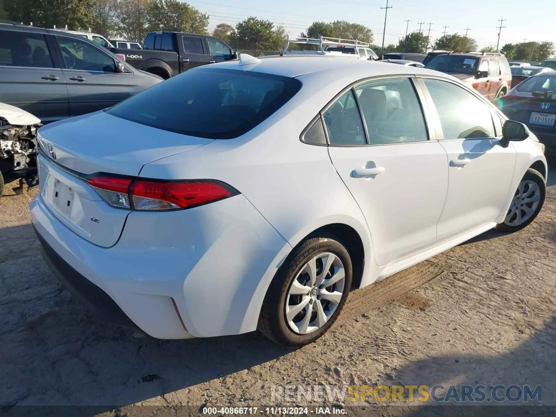 4 fotografías del automóvil dañado 5YFB4MDE7RP113246 TOYOTA COROLLA 2024