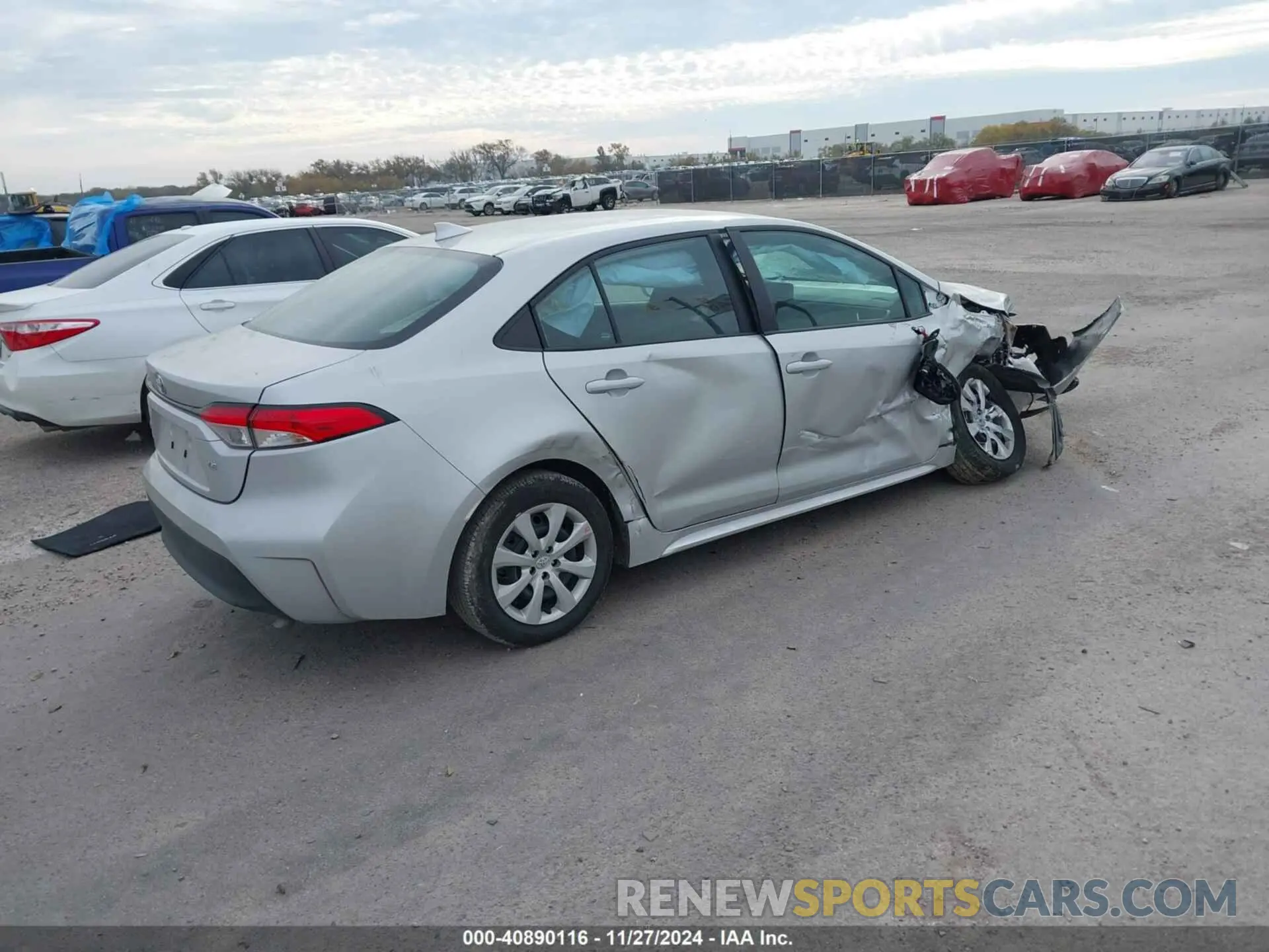 4 fotografías del automóvil dañado 5YFB4MDE7RP148210 TOYOTA COROLLA 2024