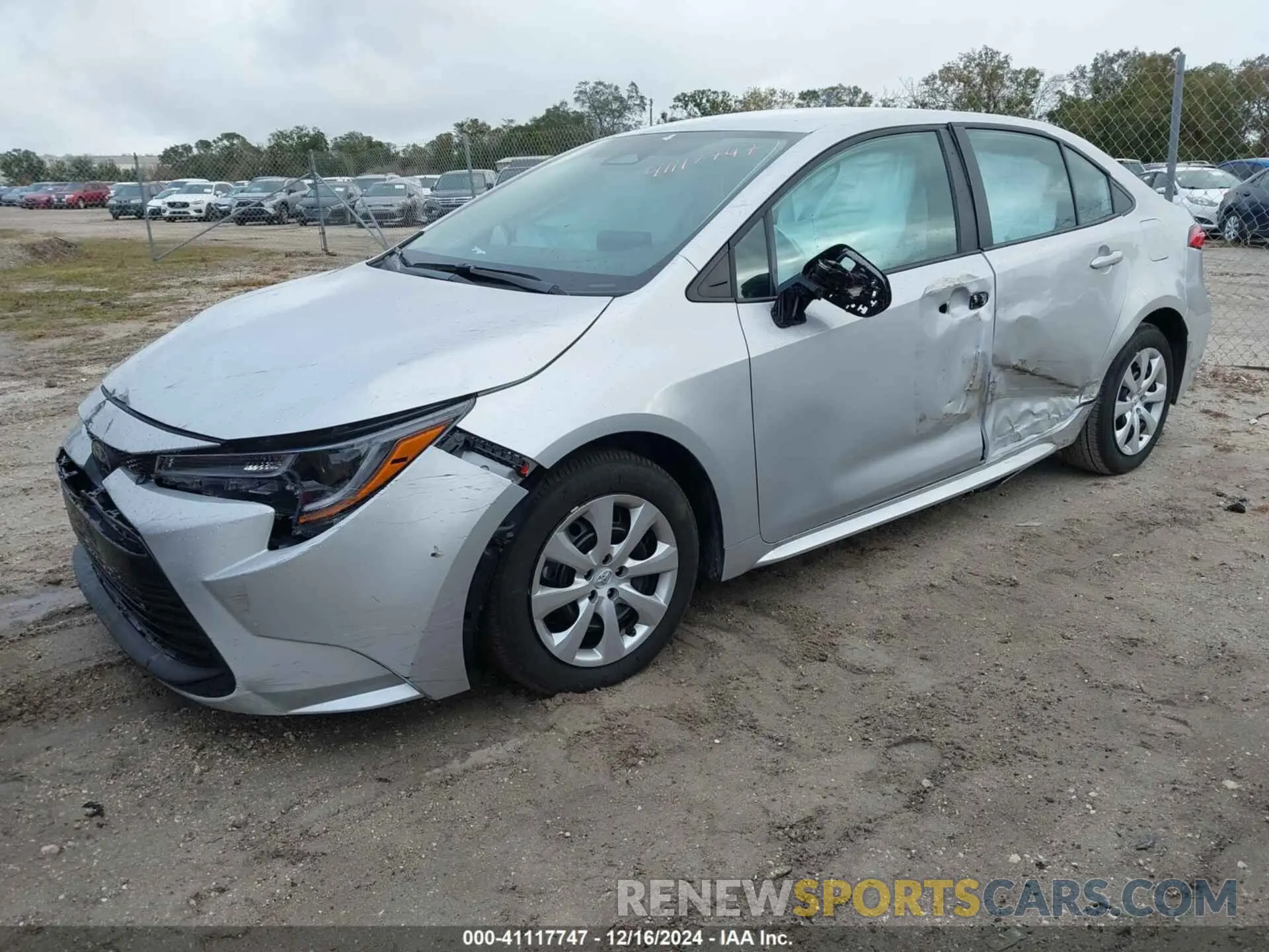 2 fotografías del automóvil dañado 5YFB4MDE7RP150362 TOYOTA COROLLA 2024