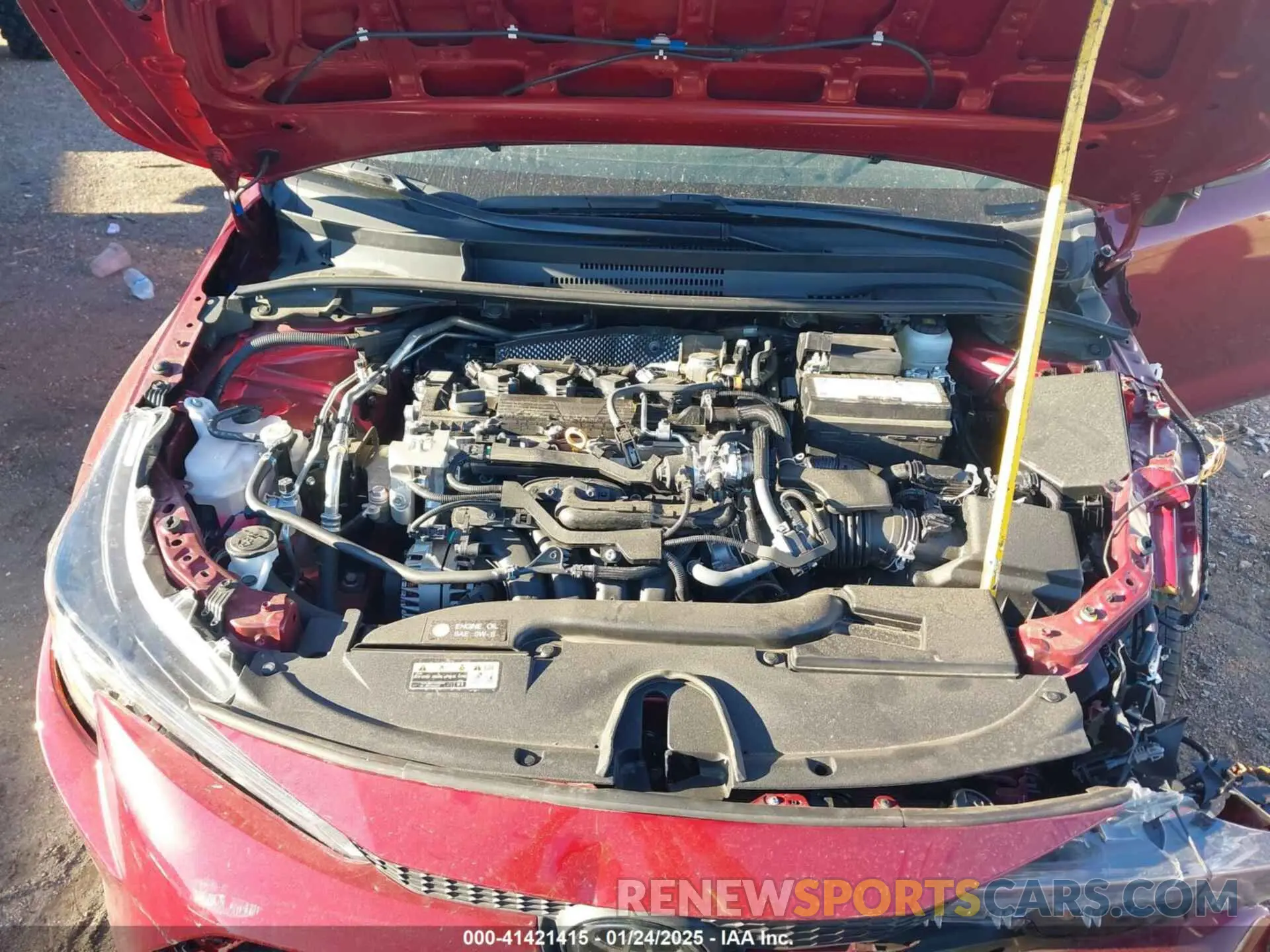 10 fotografías del automóvil dañado 5YFB4MDE7RP162477 TOYOTA COROLLA 2024