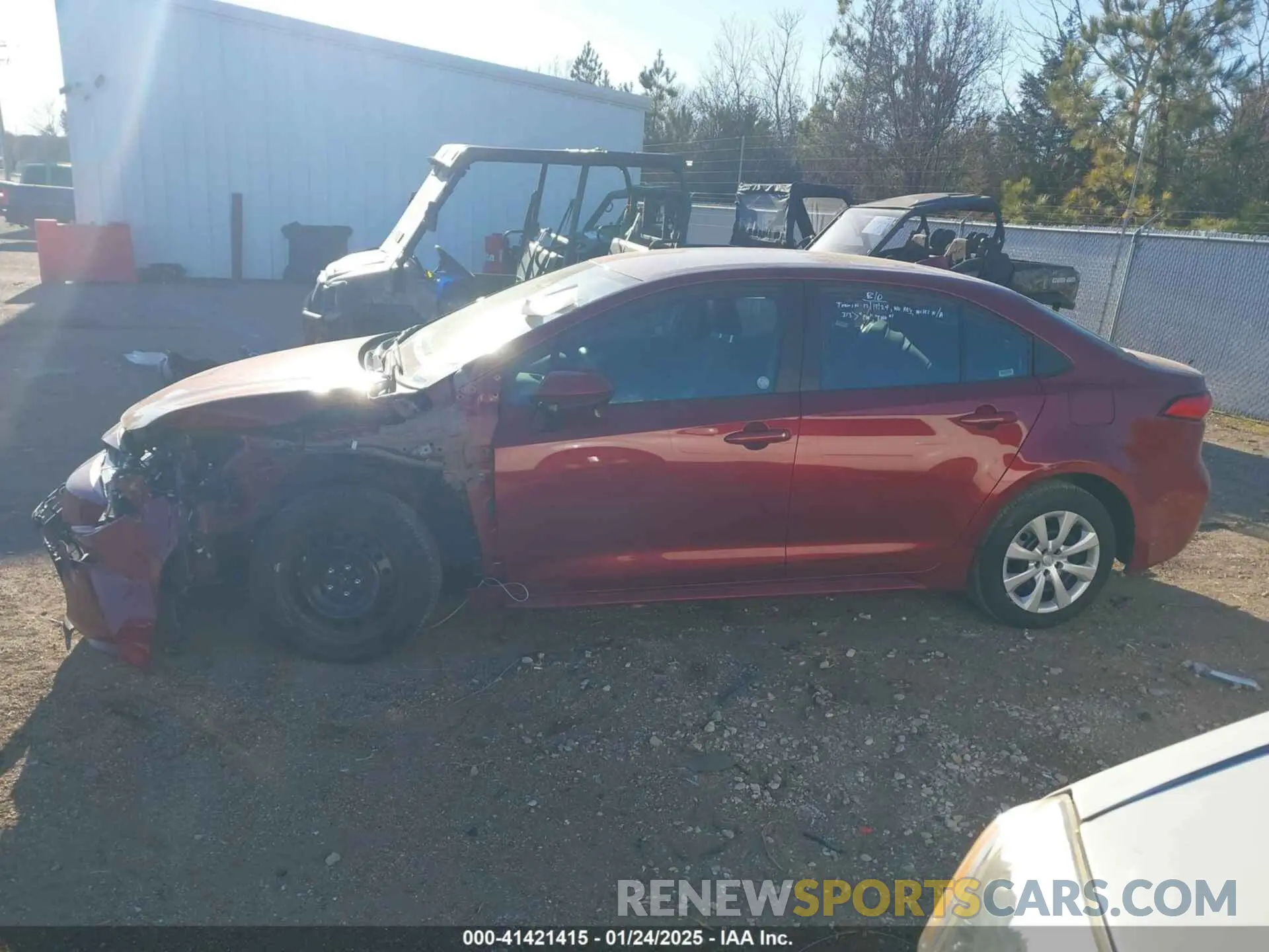 14 fotografías del automóvil dañado 5YFB4MDE7RP162477 TOYOTA COROLLA 2024