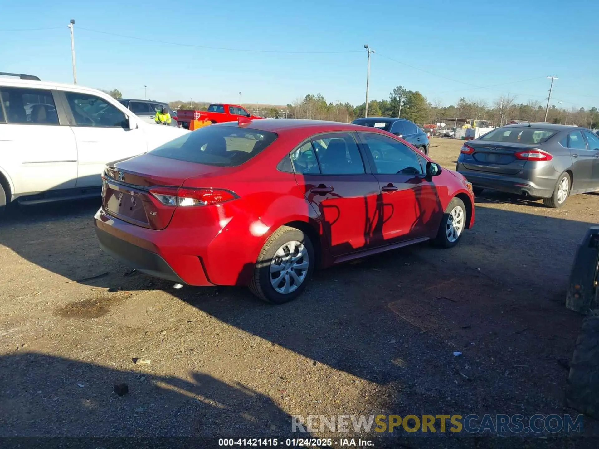 4 fotografías del automóvil dañado 5YFB4MDE7RP162477 TOYOTA COROLLA 2024