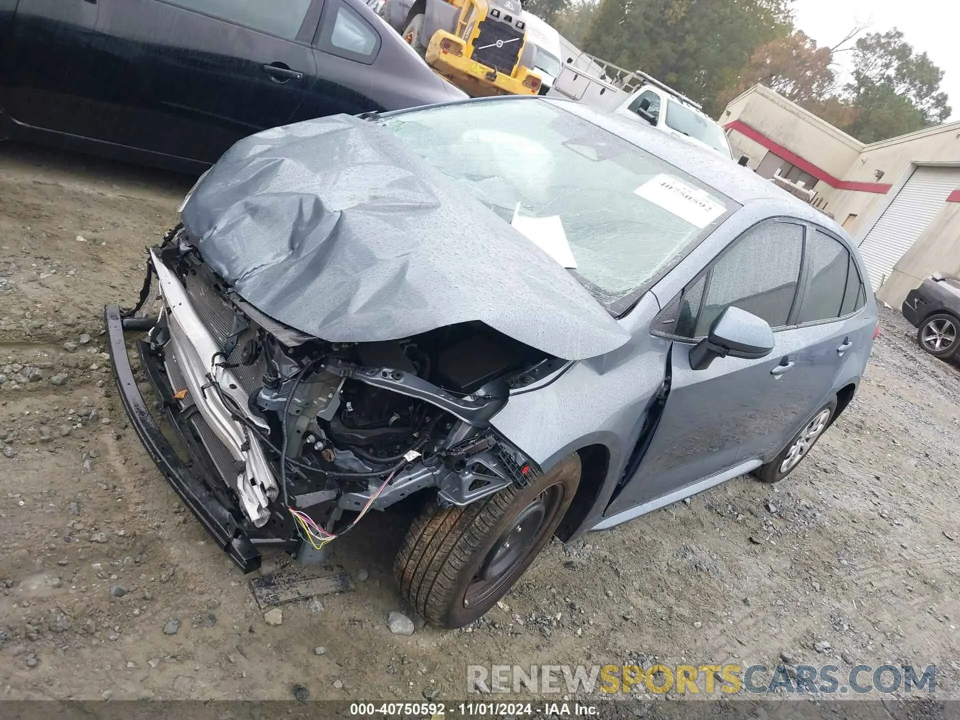 2 fotografías del automóvil dañado 5YFB4MDE7RP176864 TOYOTA COROLLA 2024