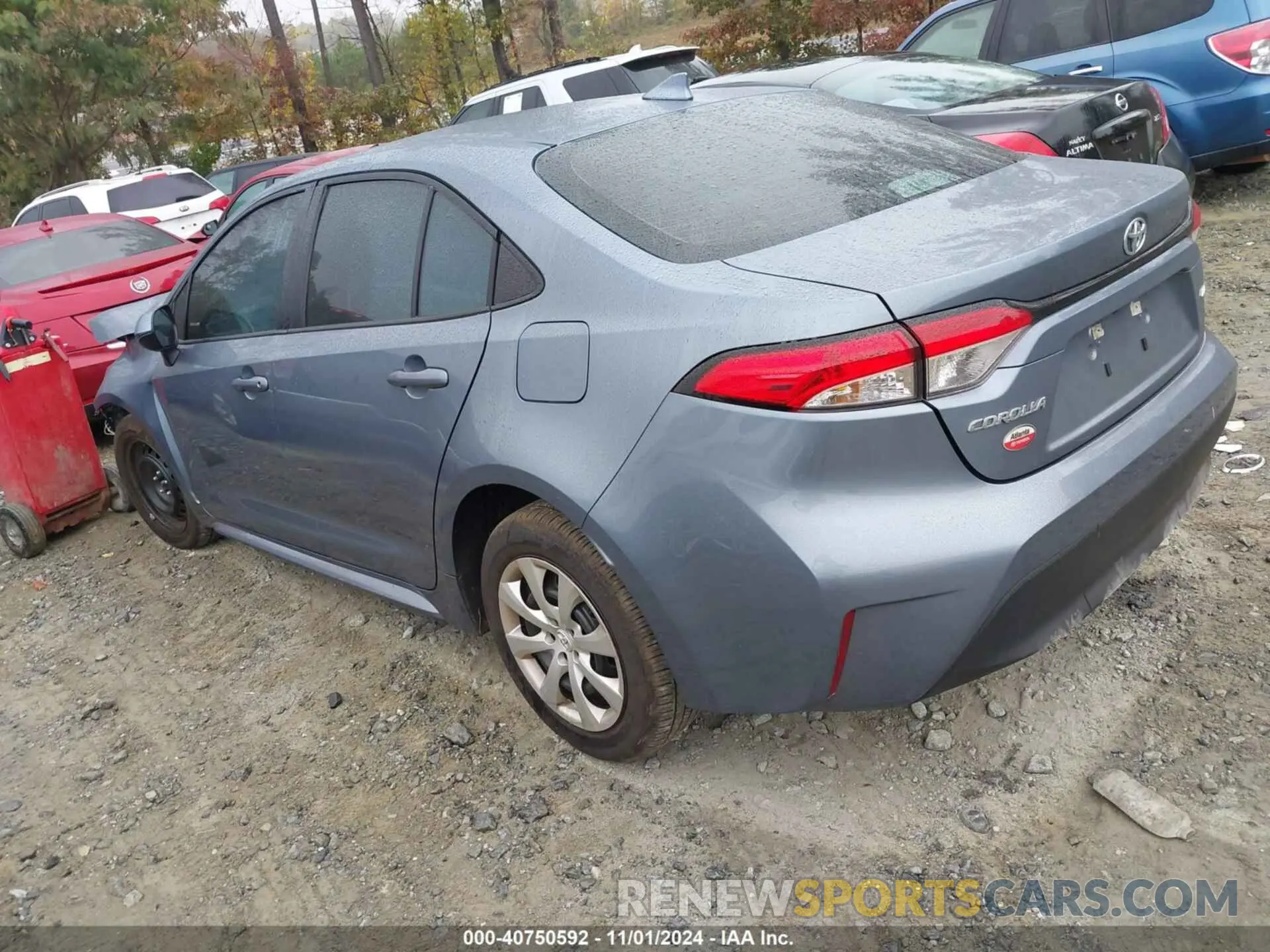3 fotografías del automóvil dañado 5YFB4MDE7RP176864 TOYOTA COROLLA 2024